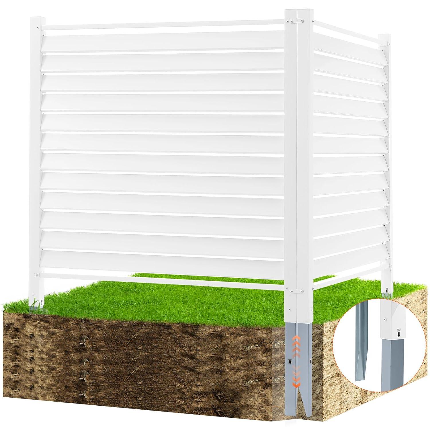 VEVOR 4 ft. H x 4 ft. W Outdoor Privacy Screens 2 Panels