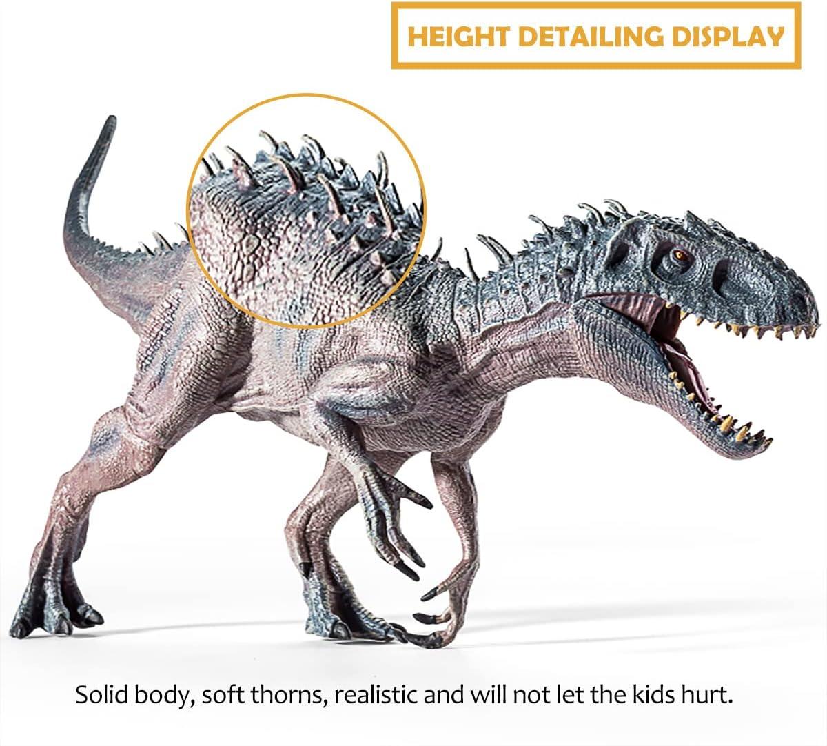 JR PARK Large Dinosaur Toy, 15.7" Figures Realistic Rex with Moveable Jaw, Educational Animal Model for Collector, Fanatics, Birthday Gift