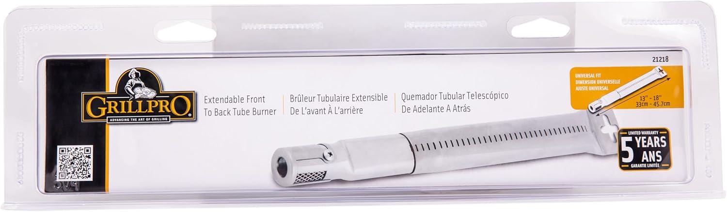 Grillpro GrillPro Universal Front-To-Back Tube Burner