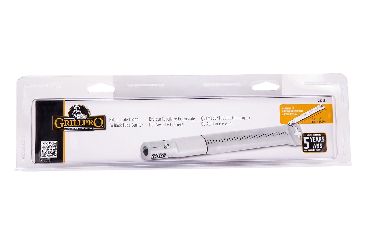 Grillpro GrillPro Universal Front-To-Back Tube Burner