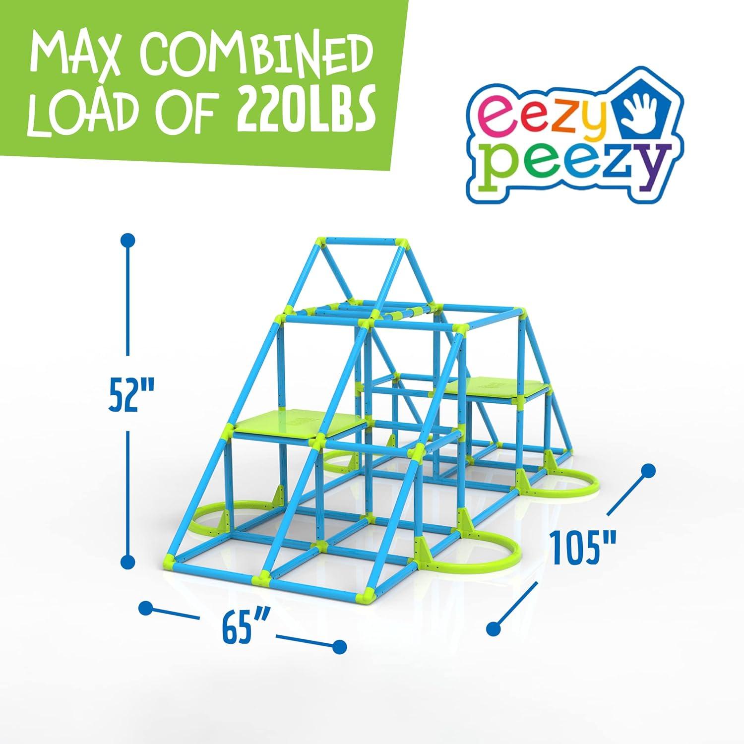 Eezy Peezy MEGA Pyramid Monkey Bar Climbing Tower - Ages 3-8