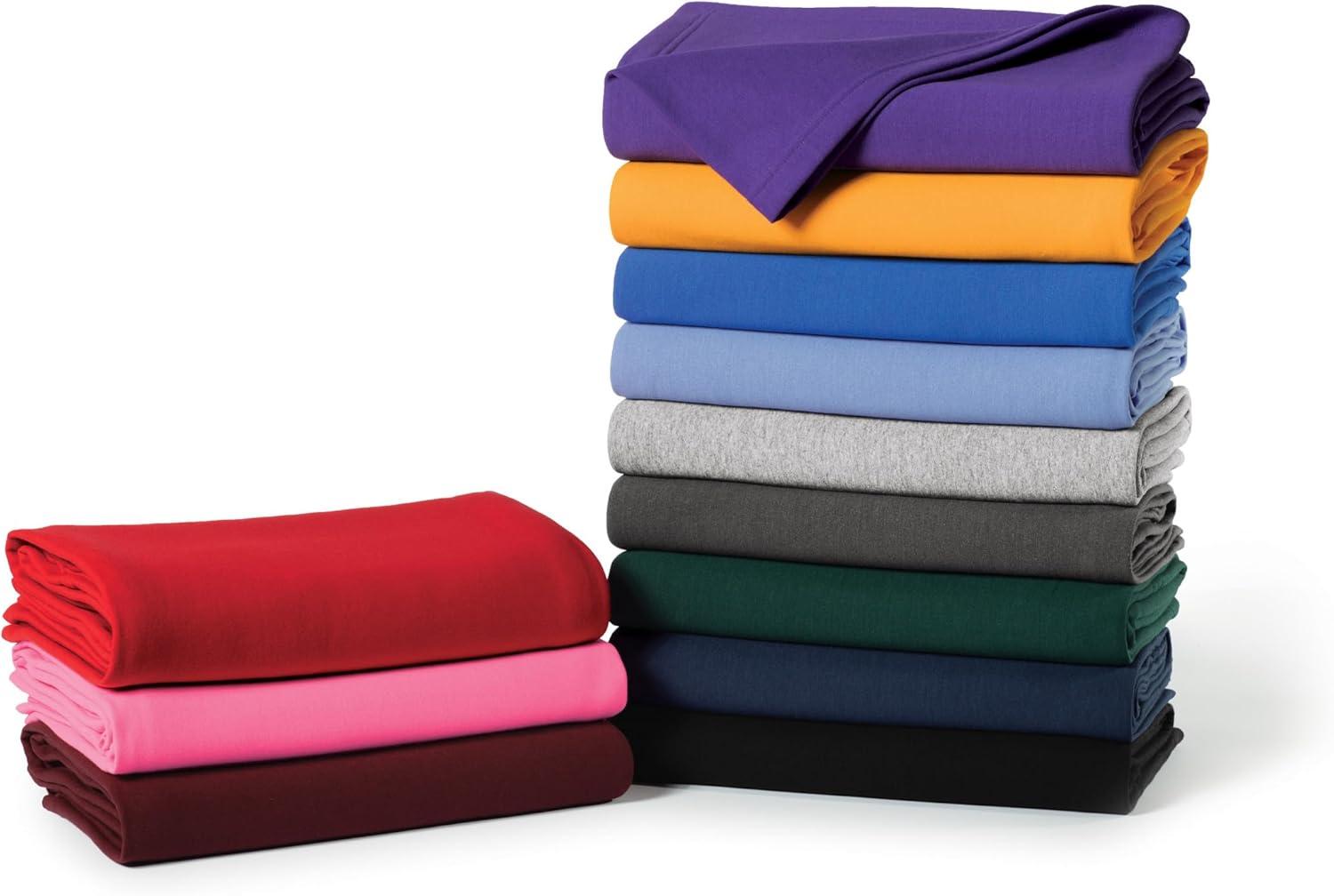 Port & Company Core Fleece Sweatshirt Blanket - Neon Pink