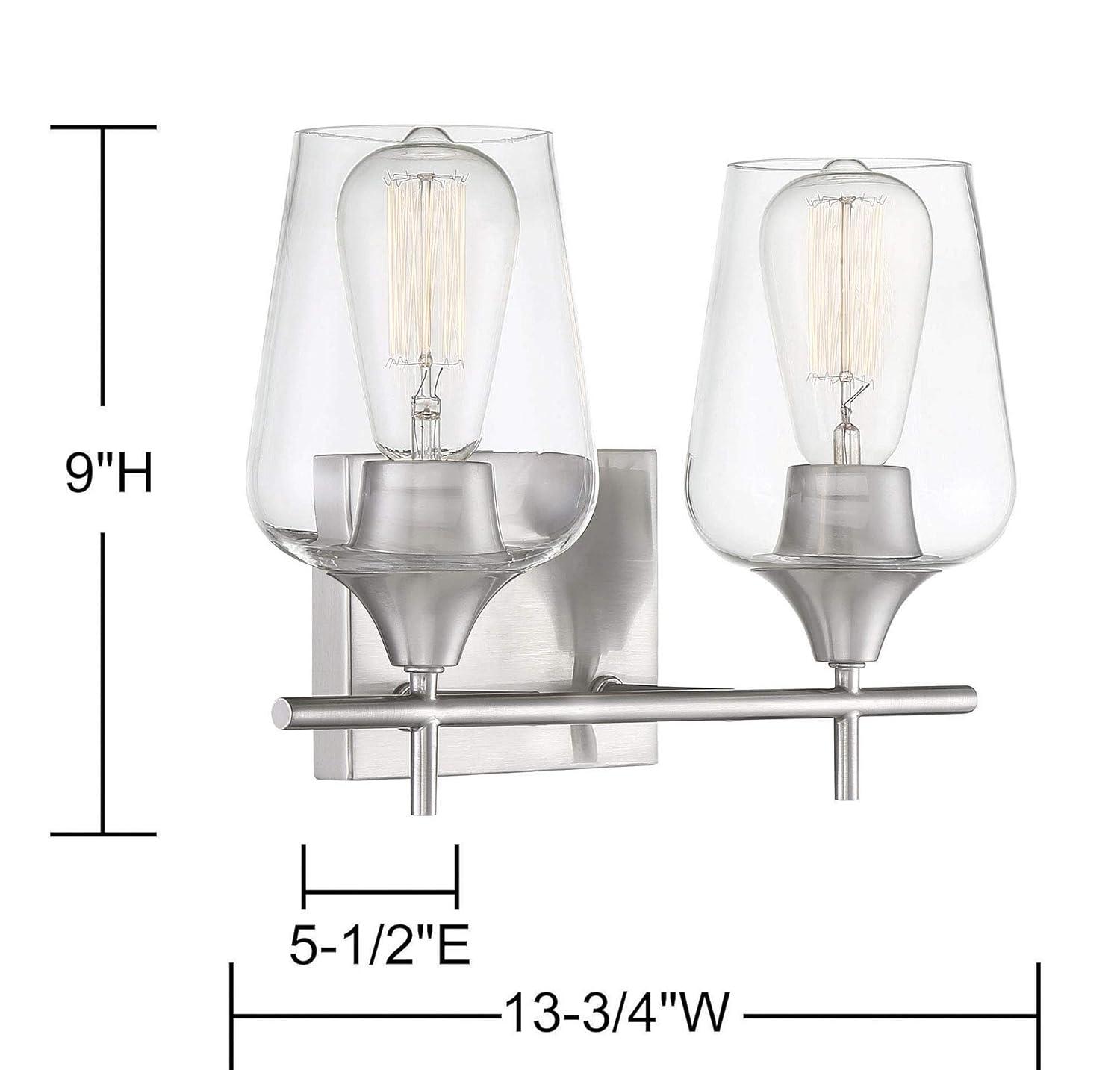 Savoy House Octave 2 - Light Vanity in  Satin Nickel