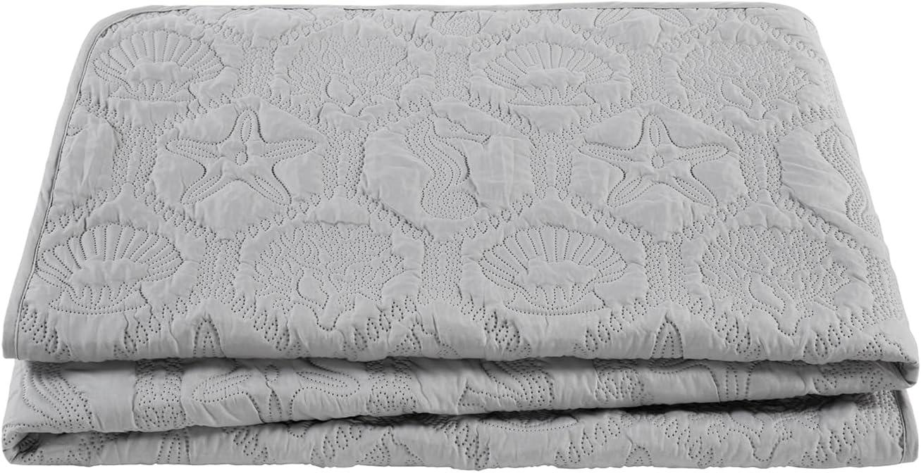 VCNY Shore 3-Piece Embossed Quilt Set