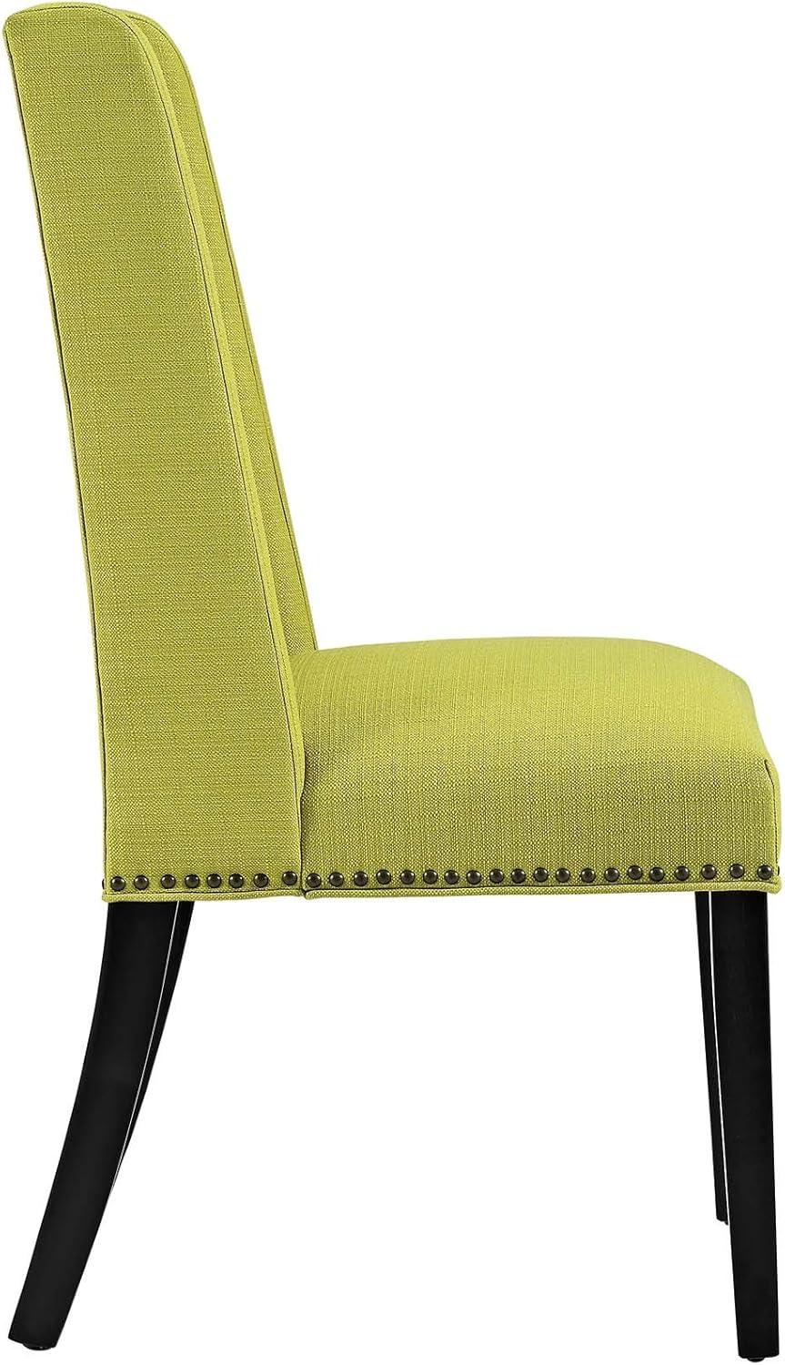 Modway Baron Fabric Dining Chair in Wheatgrass