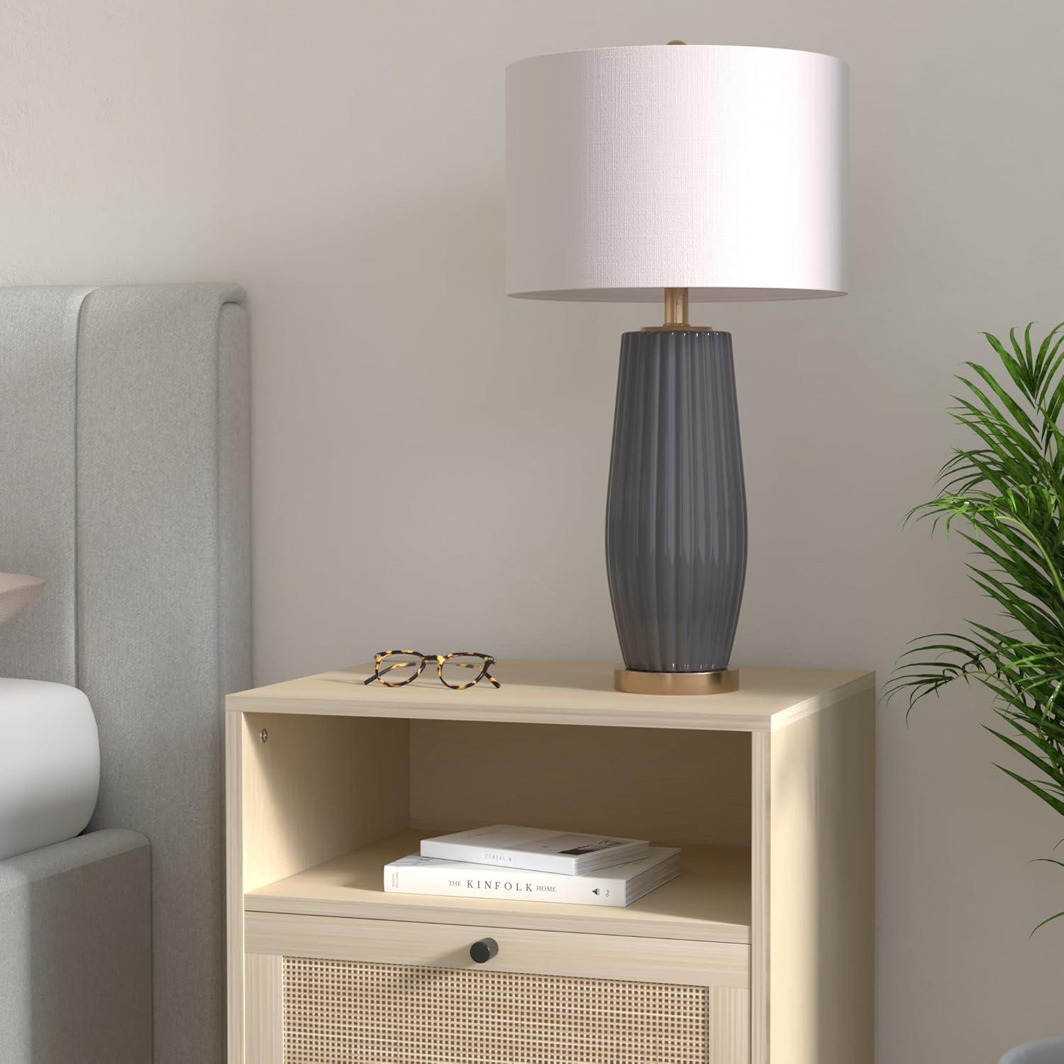 JONATHAN Y Roman Ceramic LED Table Lamp