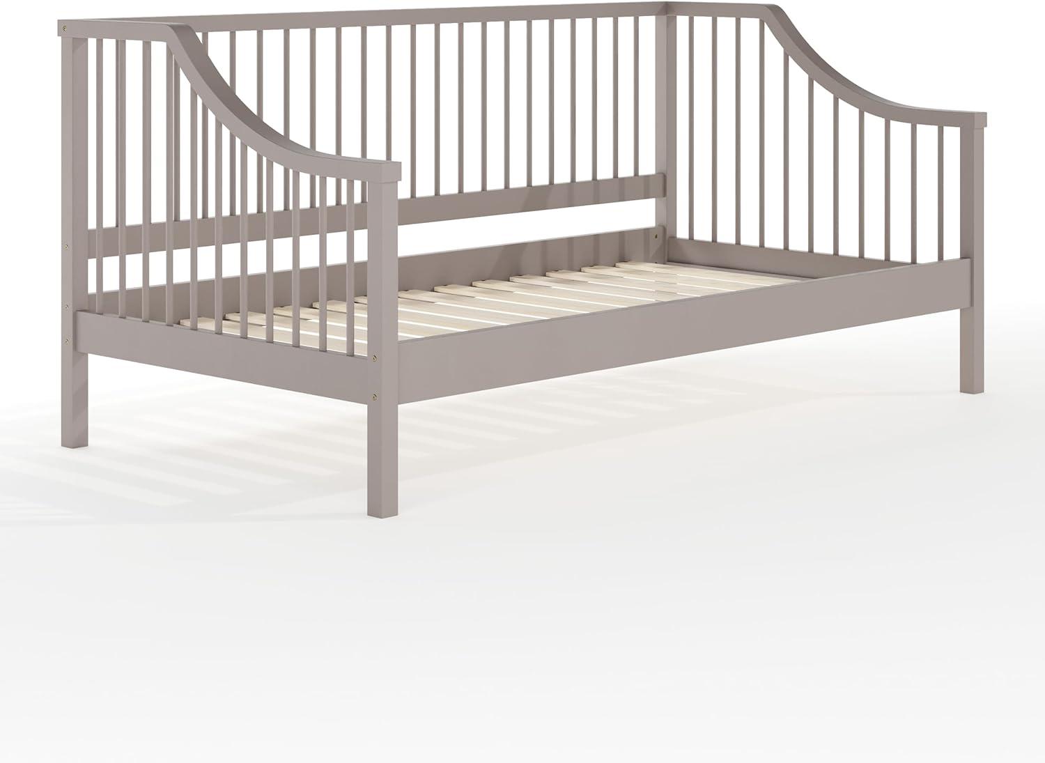 Martha Stewart Martha Stewart Neely Wooden Platform Daybed With Spindles And Wood Slat Foundation