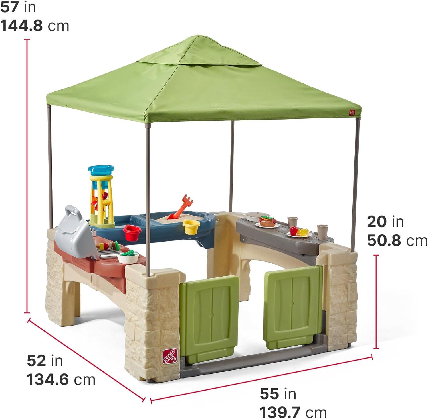 Step2 Step2 All Around Playtime Patio and Kids Outdoor Playhouse