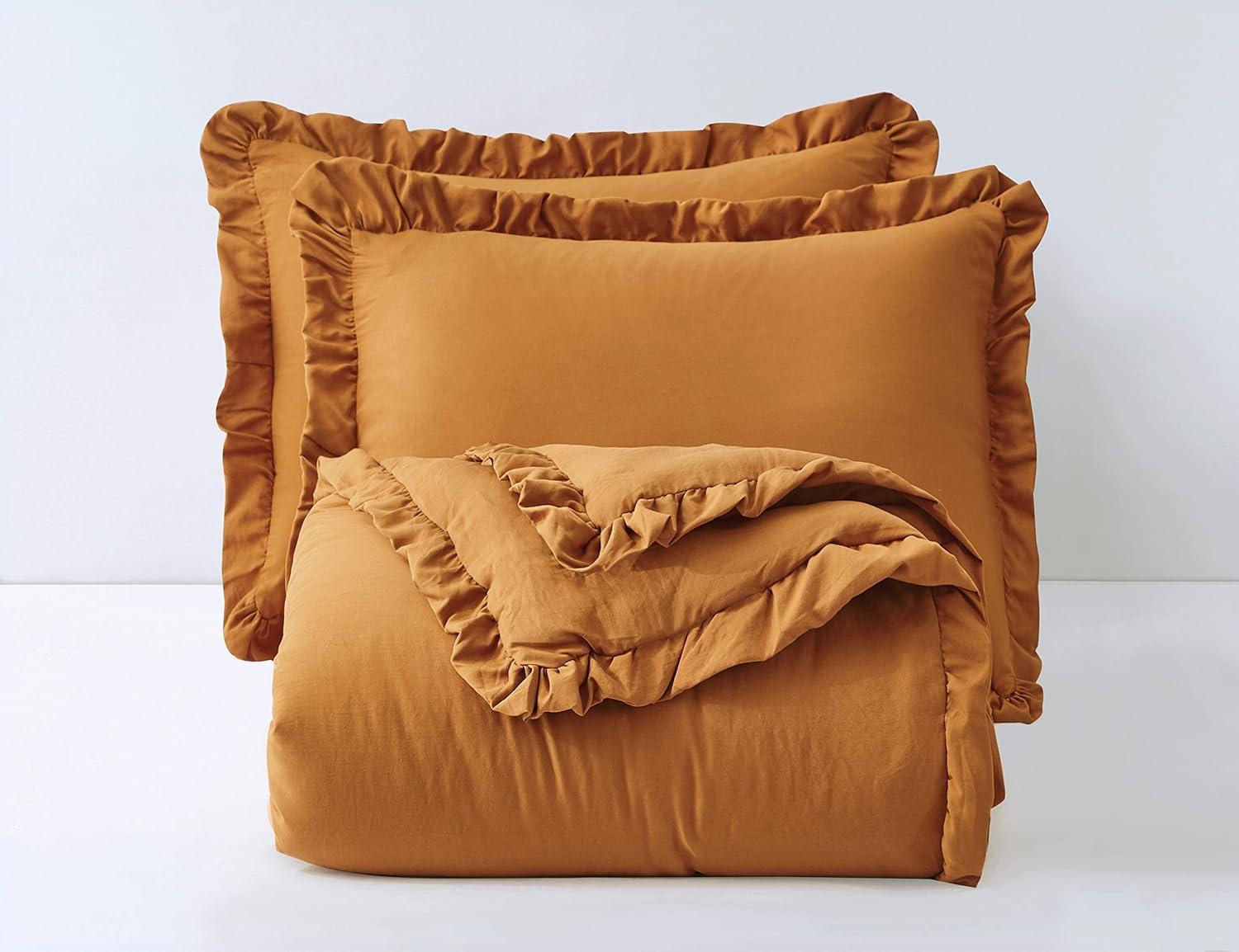 Nora Ruffled Microfiber Comforter Set