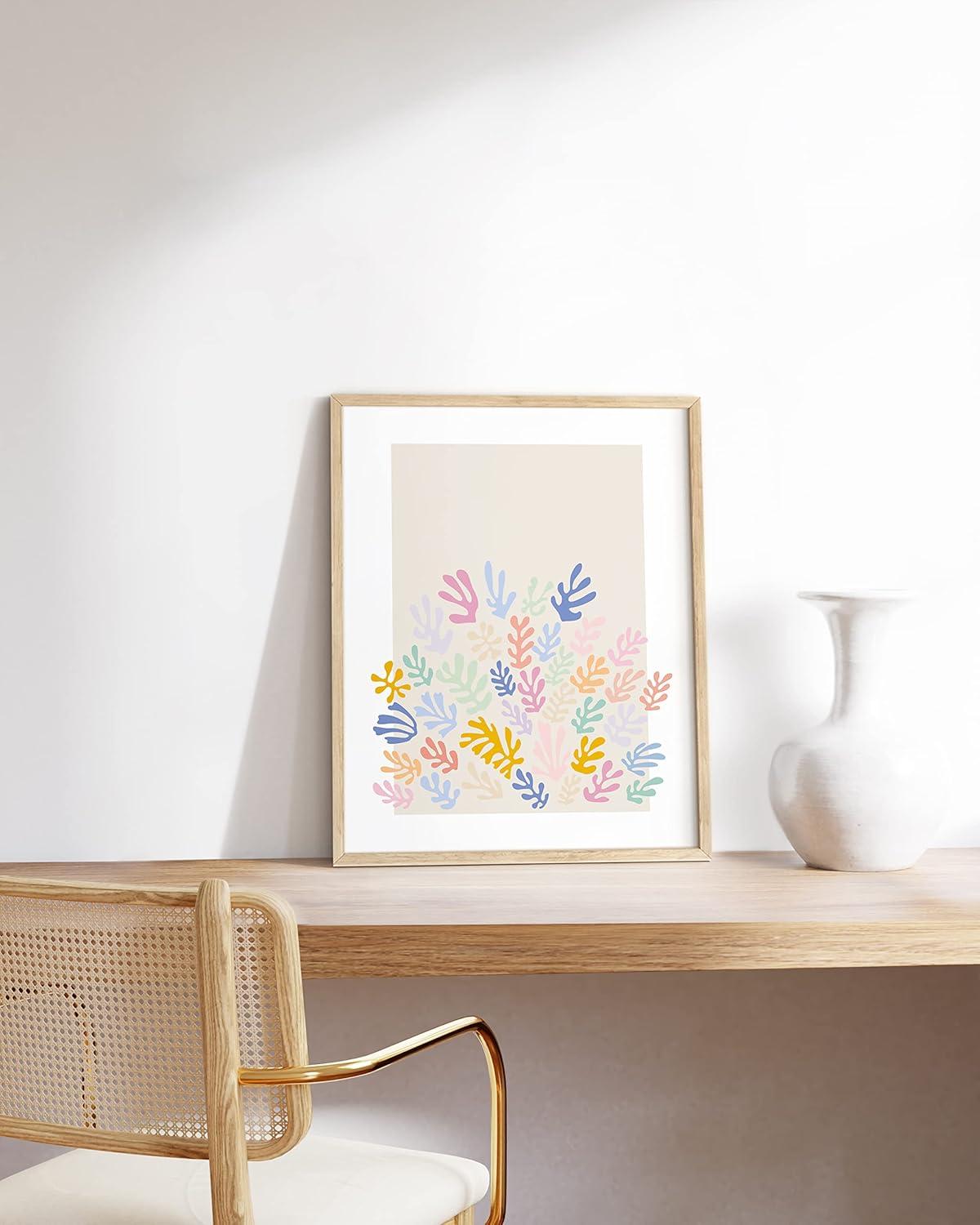 HAUS AND HUES Matisse Wall Art Exhibition Poster, Matisse Poster, Henri Matisse Prints, Danish Pastel Posters, Danish Pastel Wall Decor, Mattise Art, Mattise Print Aesthetic Poster (Unframed, 12x16)