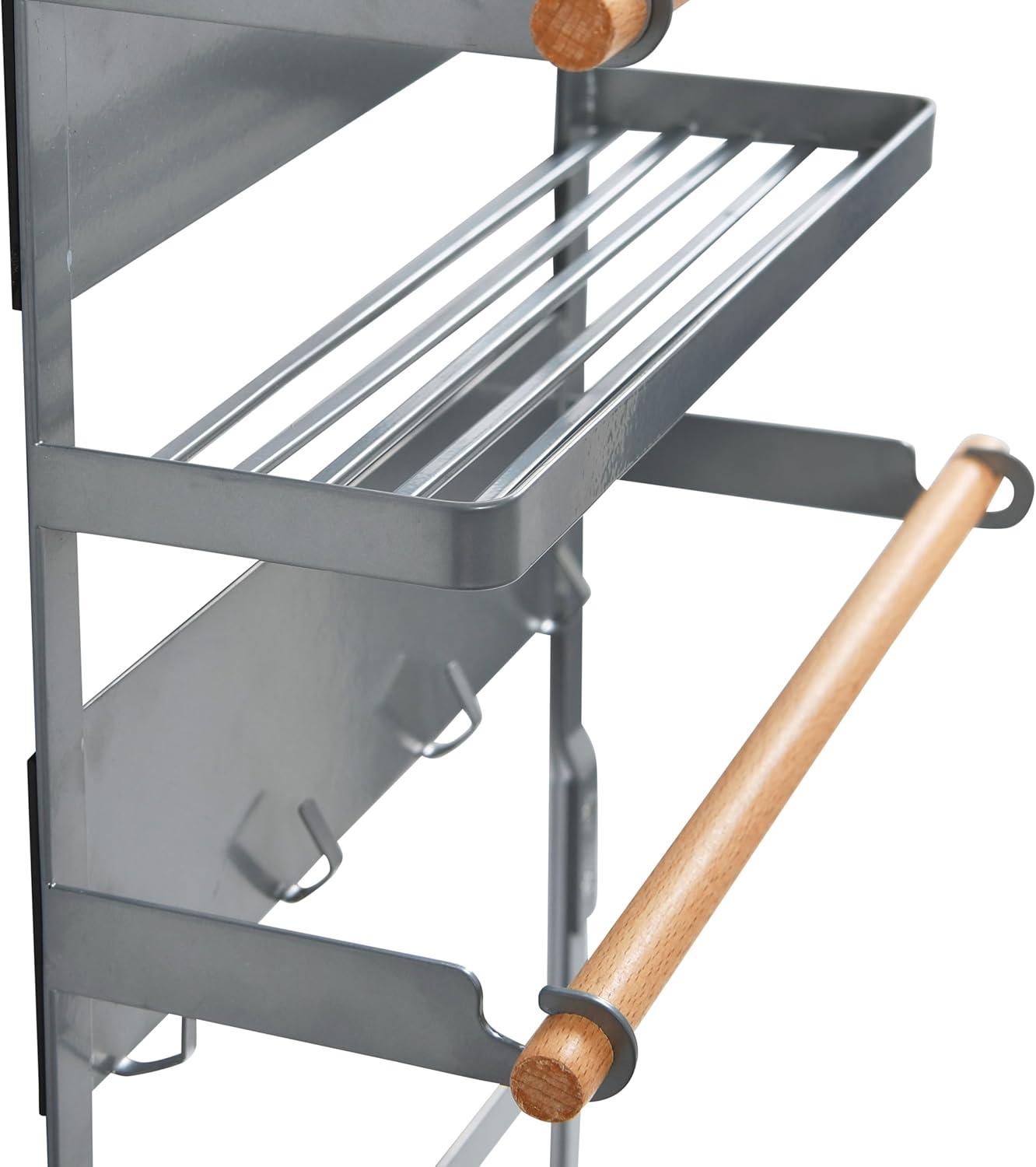 Metal Magnetic Spice Organizer, Grey