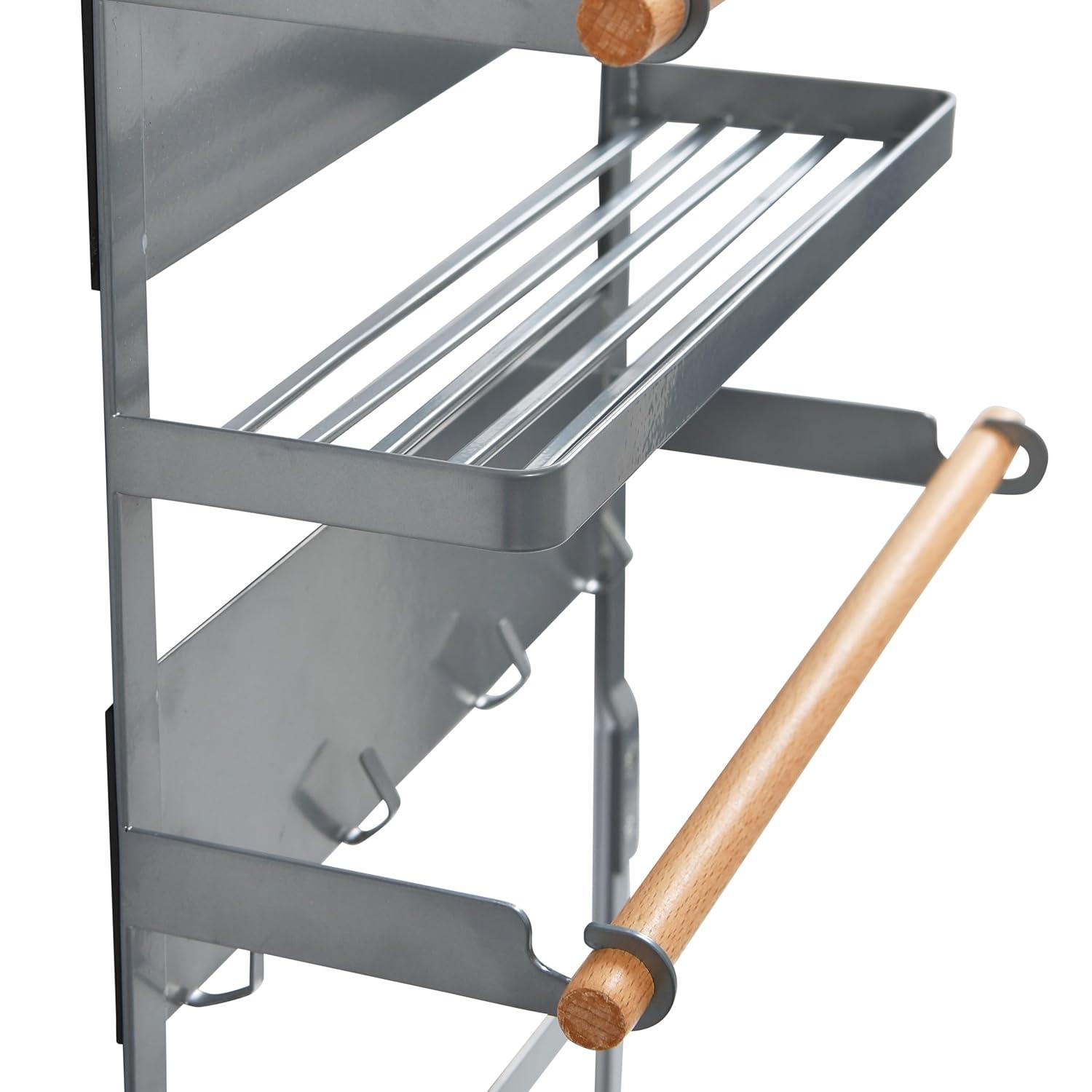 Metal Magnetic Spice Organizer, Grey