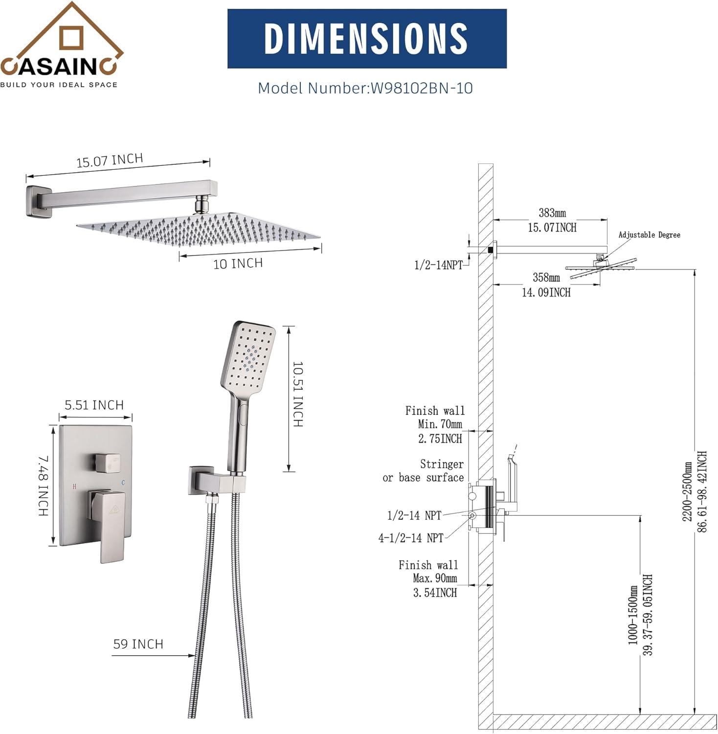 All-In-One Kit with Rough in-Valve