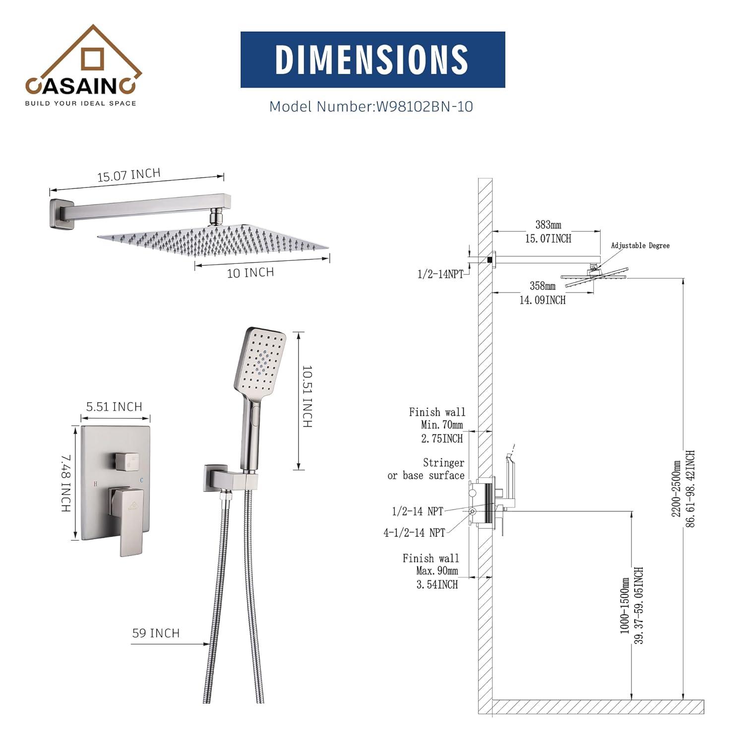 All-In-One Kit with Rough in-Valve