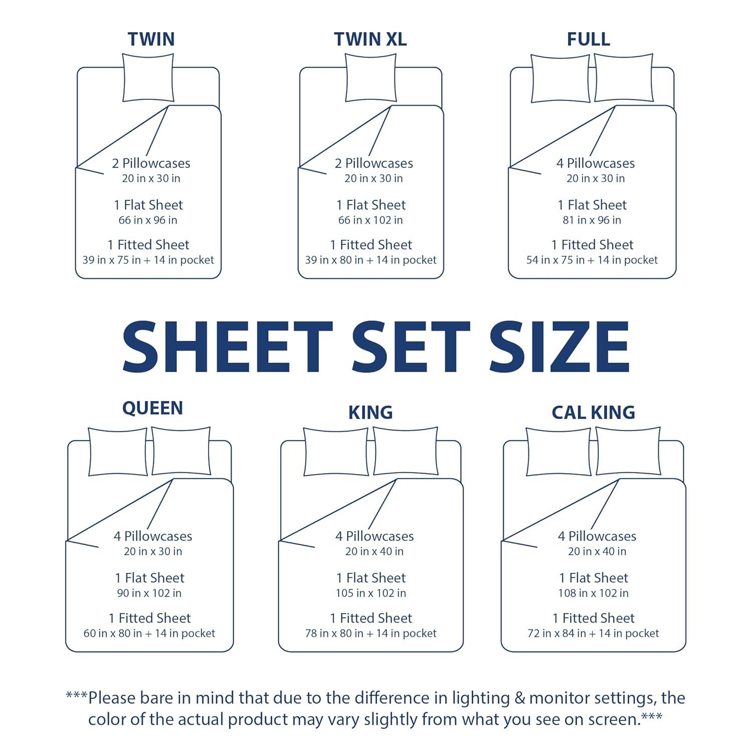 1800 Series Ultra Soft Microfiber Sheet Set