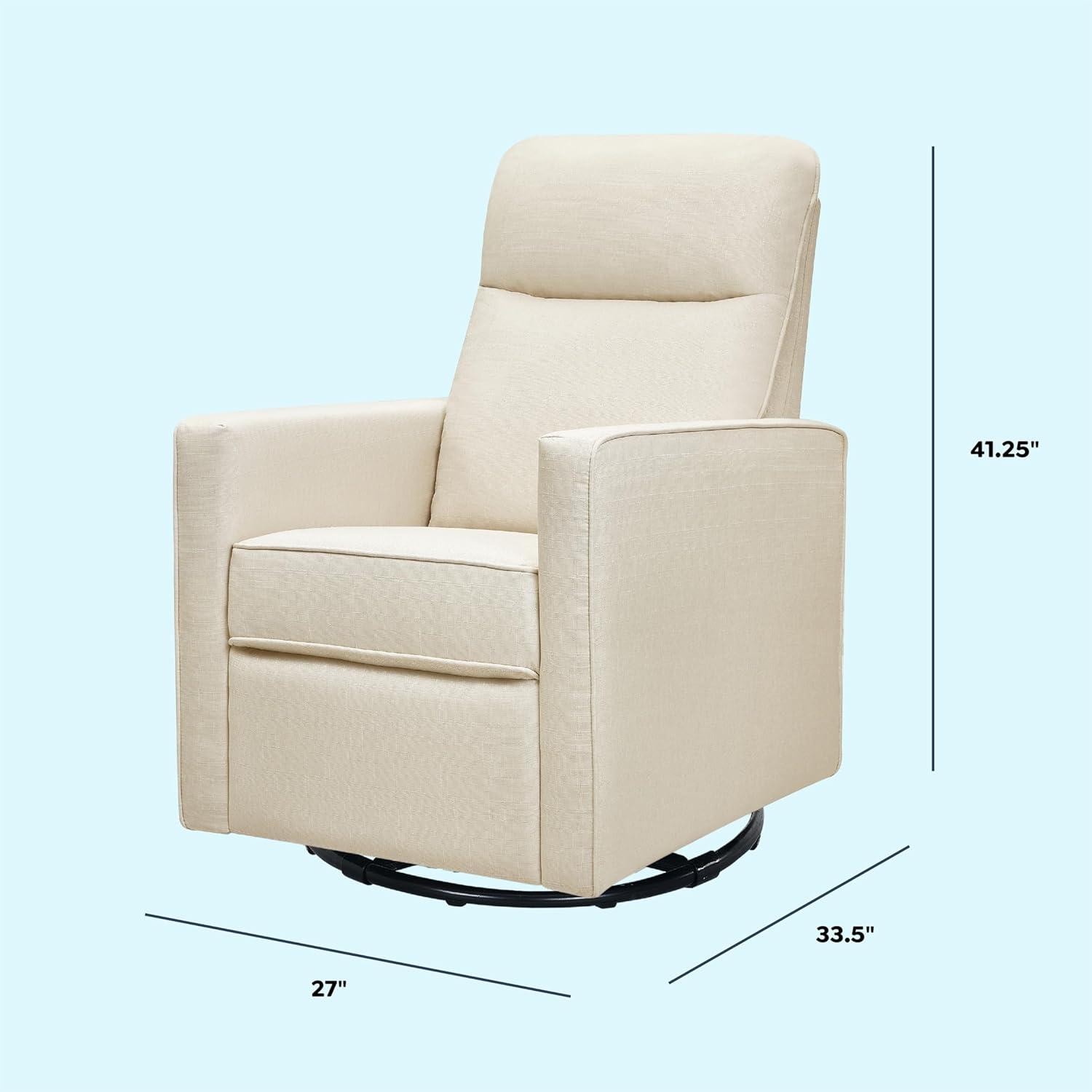 Gabby Pillowback Swivel Glider