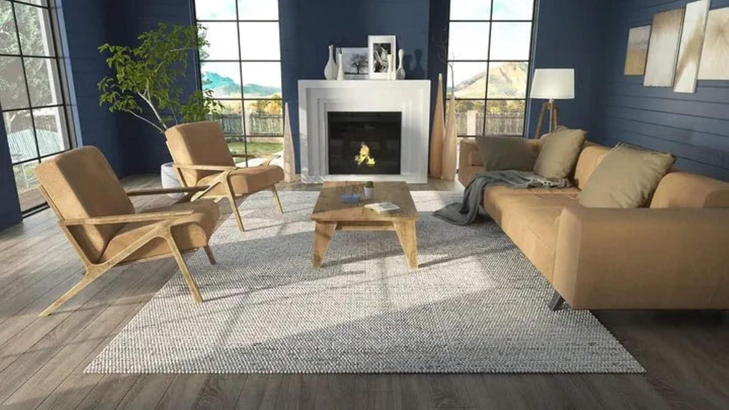 Andes Elettra Accent Rug Ivory - Momeni