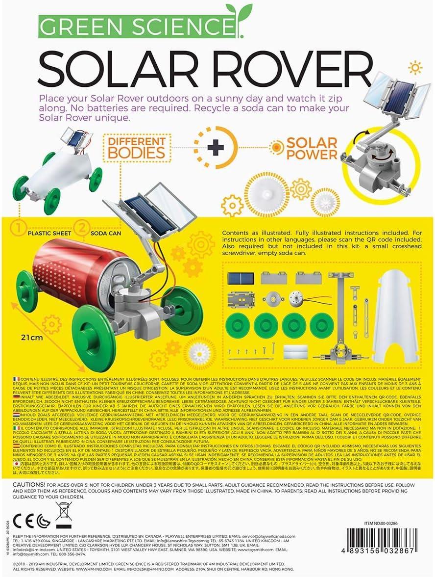 4M Green Science DIY Solar Power Rover STEM Kit