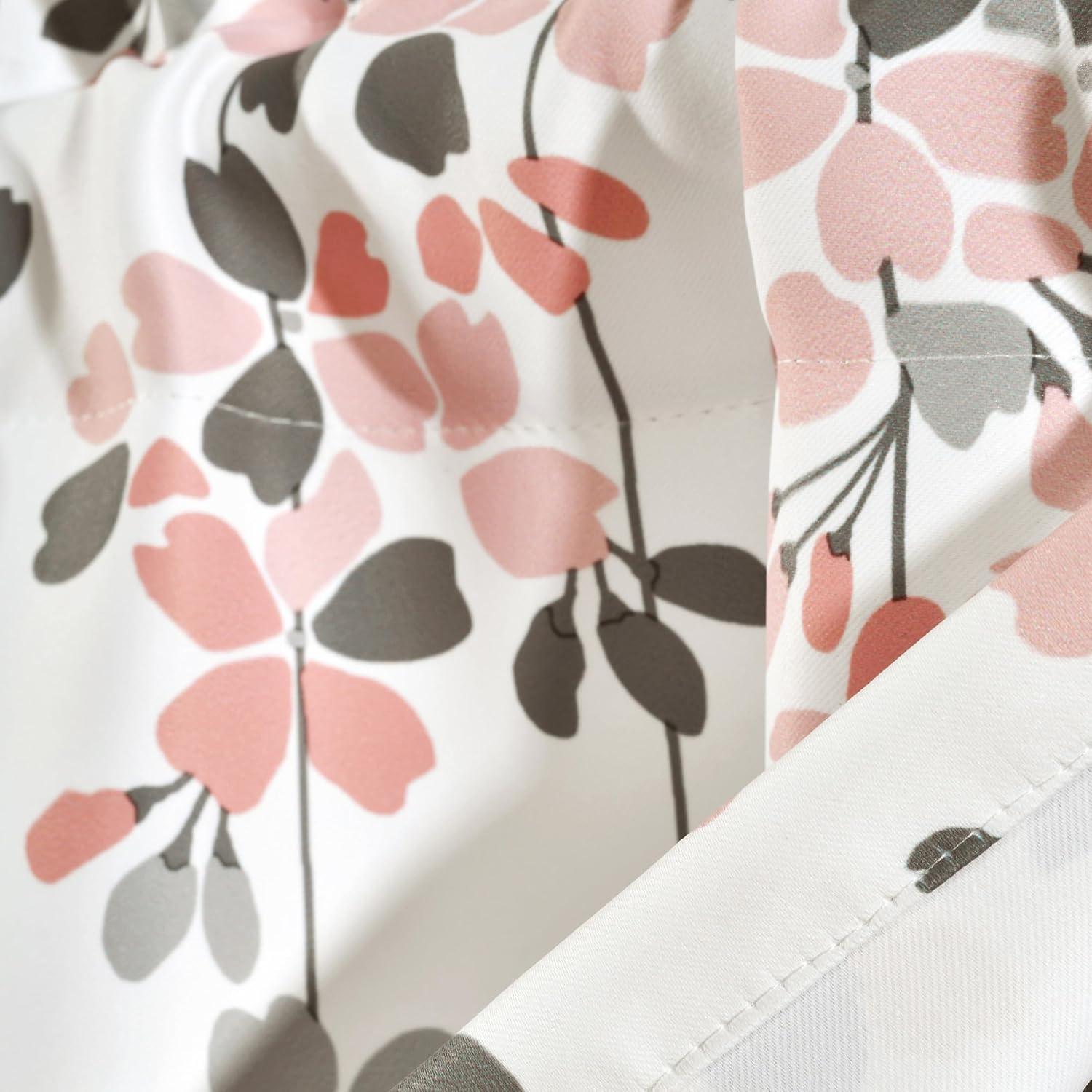 Lush Decor Floral Tailored 52'' W Window Valance