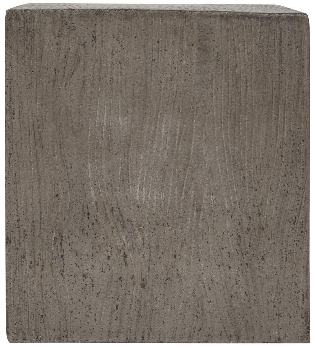 Cube Accent Stool - Indoor/Outdoor - VNN1003 - Gray - Safavieh