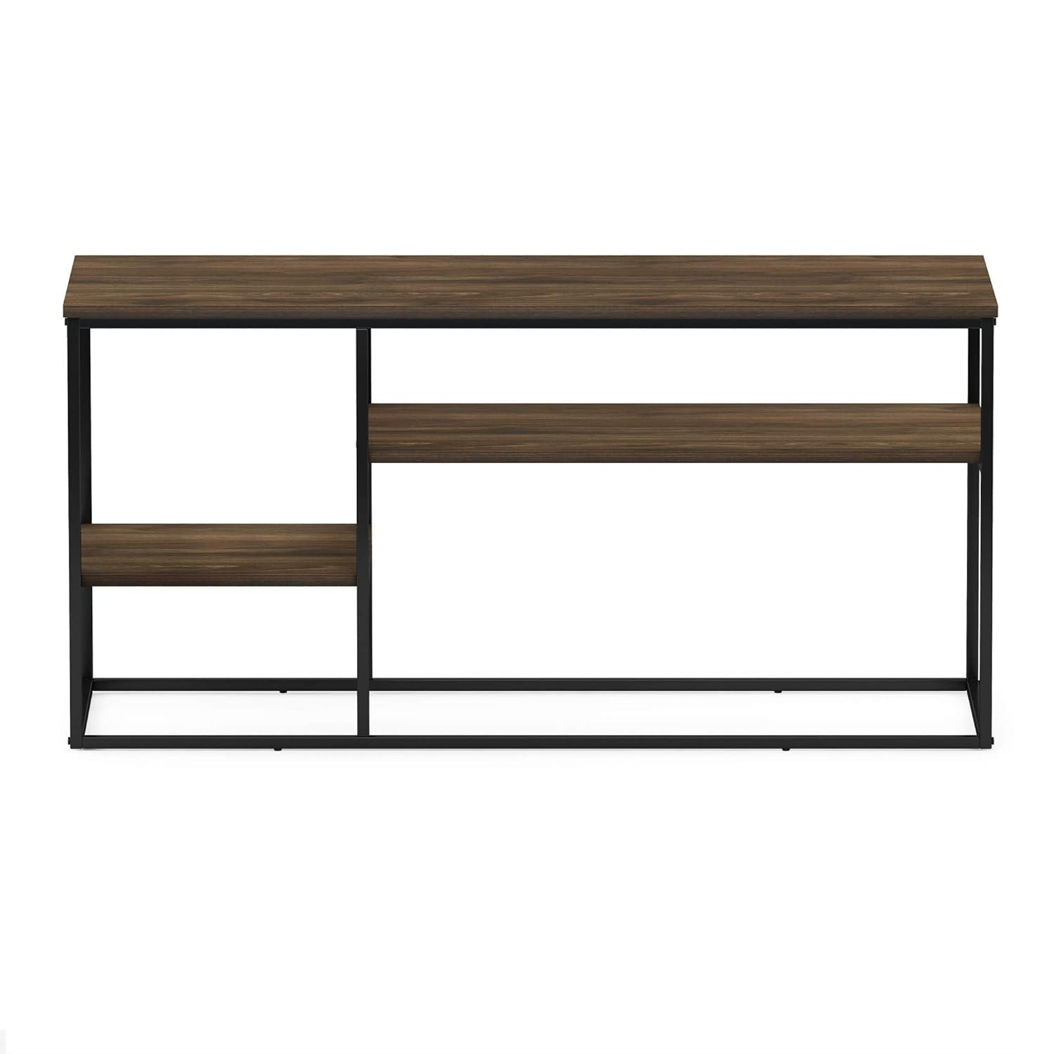 Furinno Moretti Modern Lifestyle TV Stand for TV up to 50 Inch, Columbia Walnut