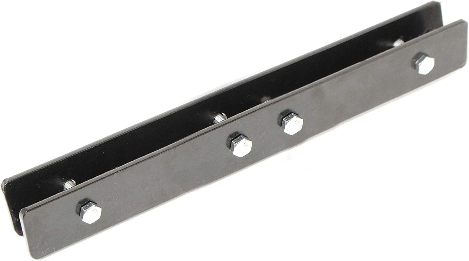 Black Galvanized Steel Universal Gate Attaching Bracket