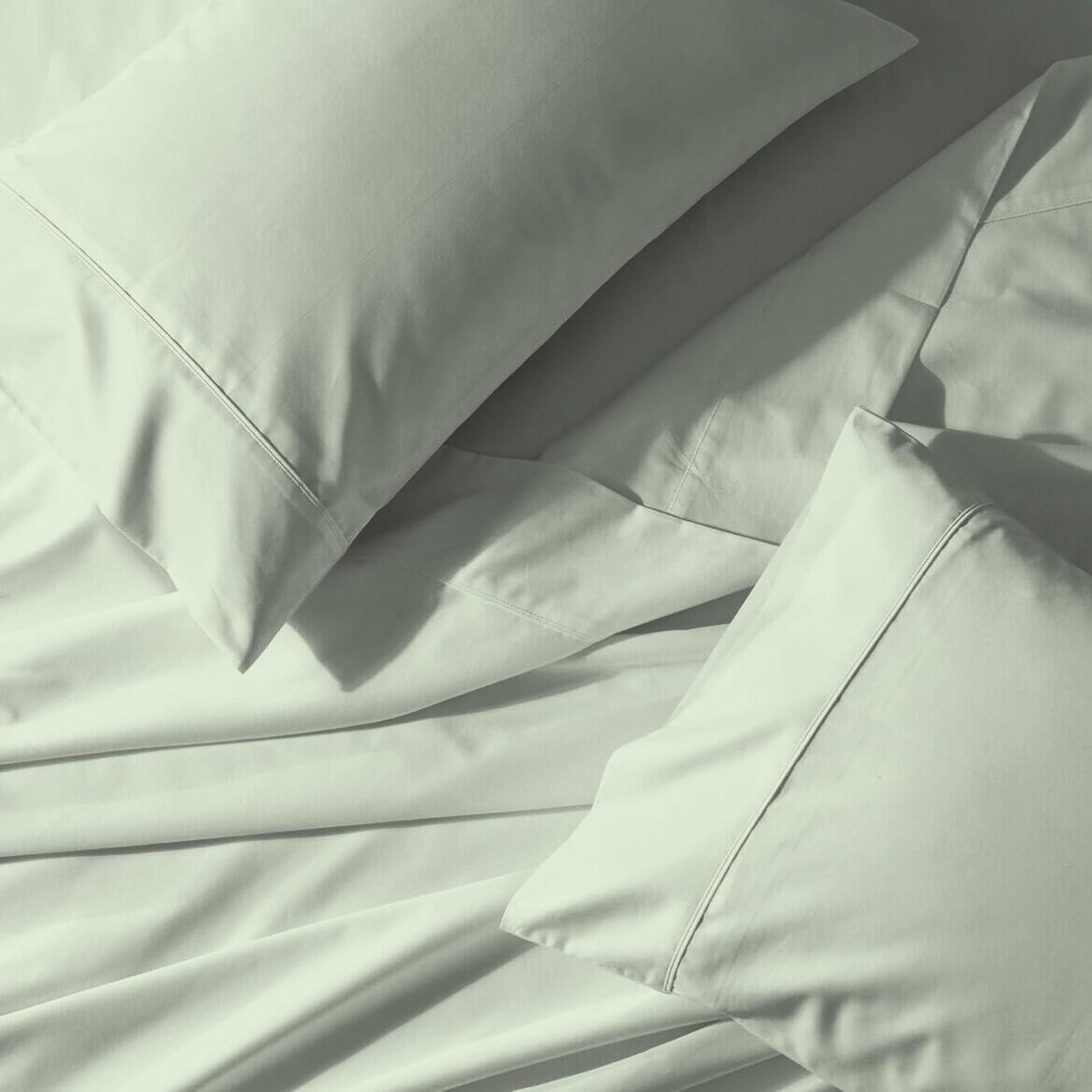 Purity Home Sustainable Organic 100% Cotton Breathable & Lightweight Deep Pocket Sheet Set
