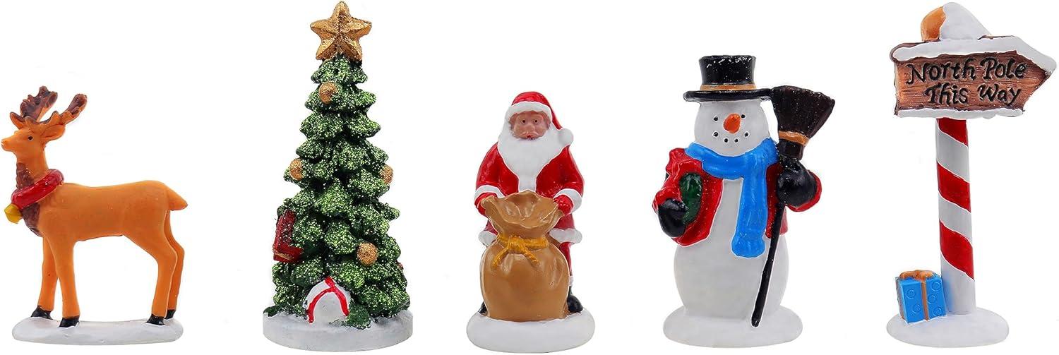 c&g home 5 Piece Village Figurine Set