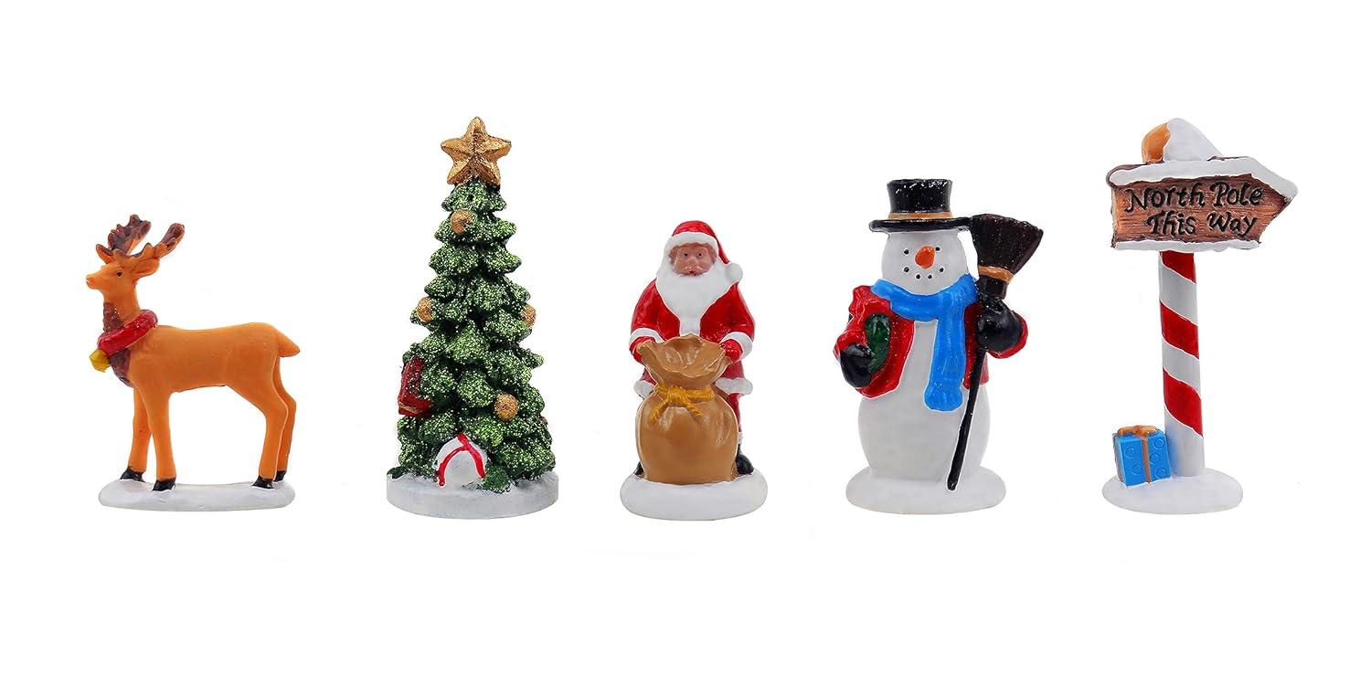 c&g home 5 Piece Village Figurine Set