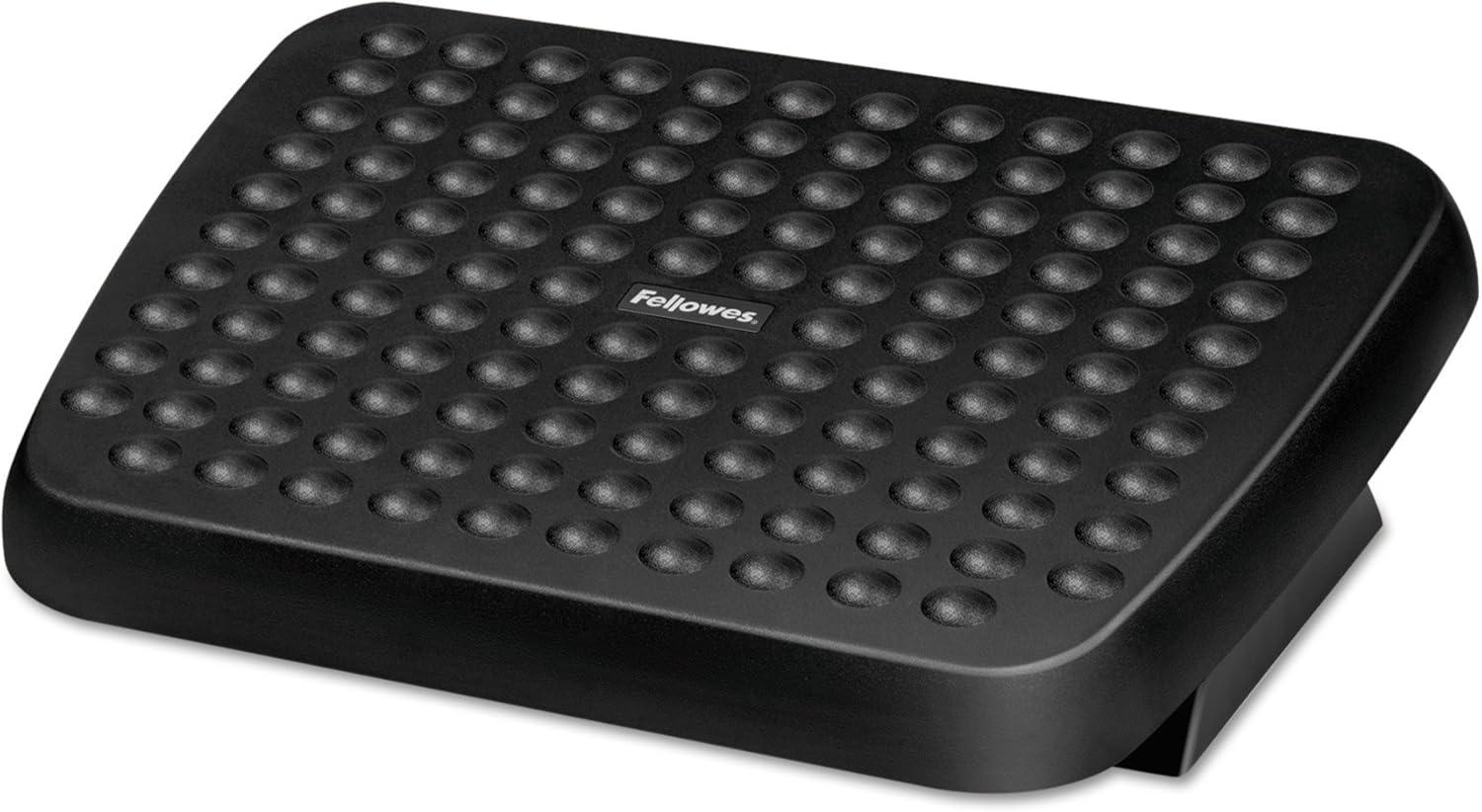 Fellowes Standard Footrest, Adjustable, 17 5/8w x 13 1/8d x 3 3/4h, Graphite, Sold as 2 Each