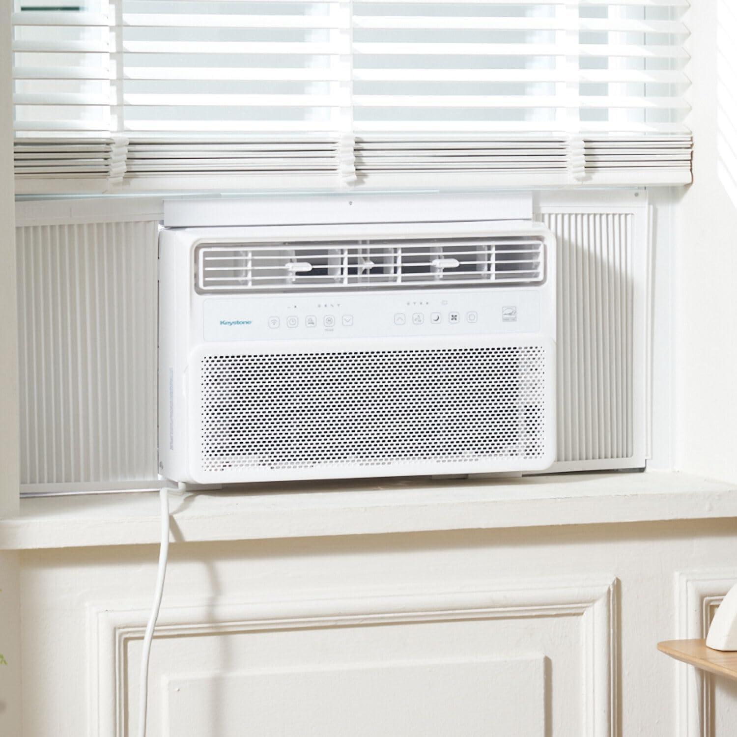 Keystone 12000 BTU Wi-Fi Connected Window Air Conditioner with Remote Included