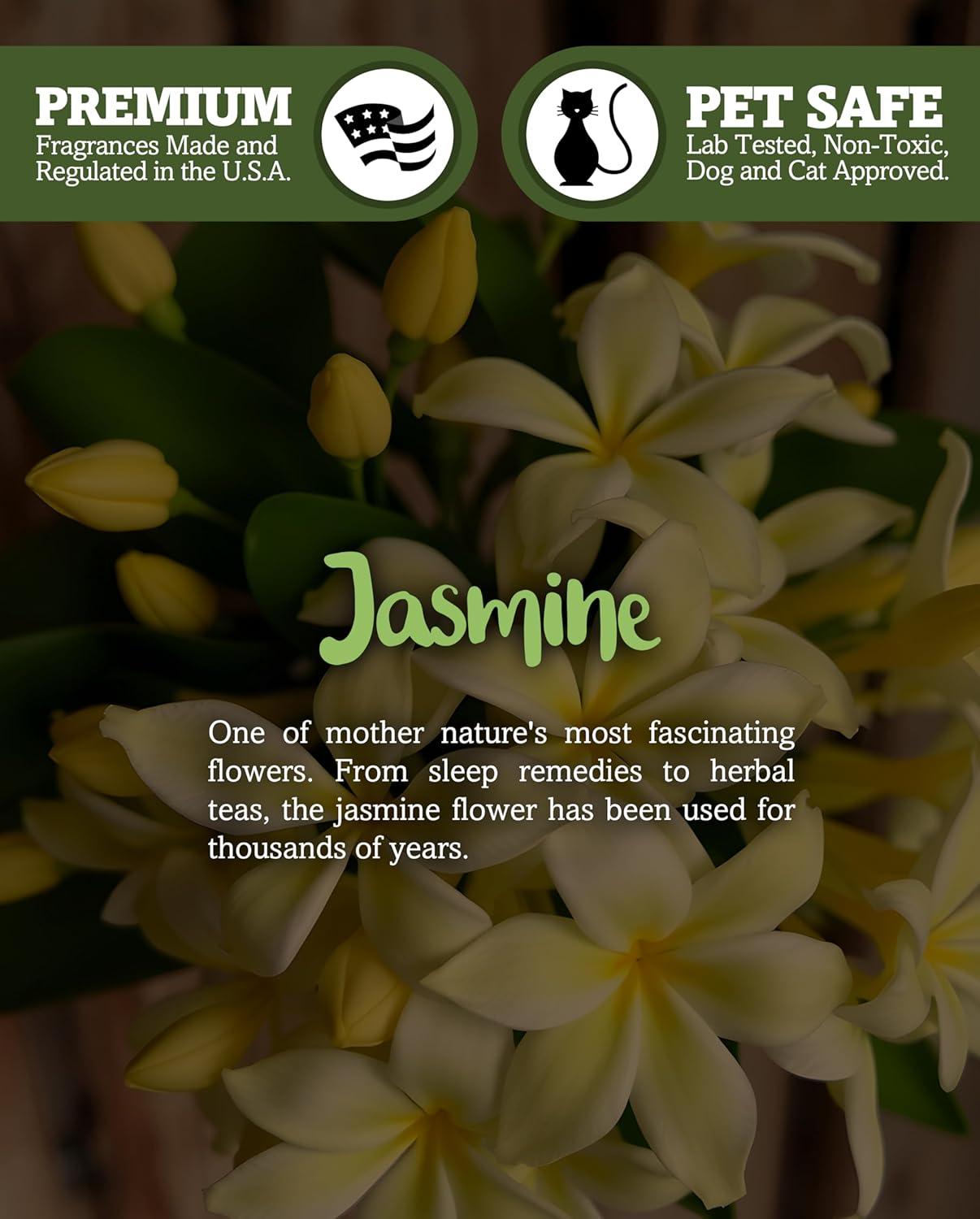 Jasmine Soy Wax Melts - All Natural + Essential Oils + Phthalate Free - Shortie