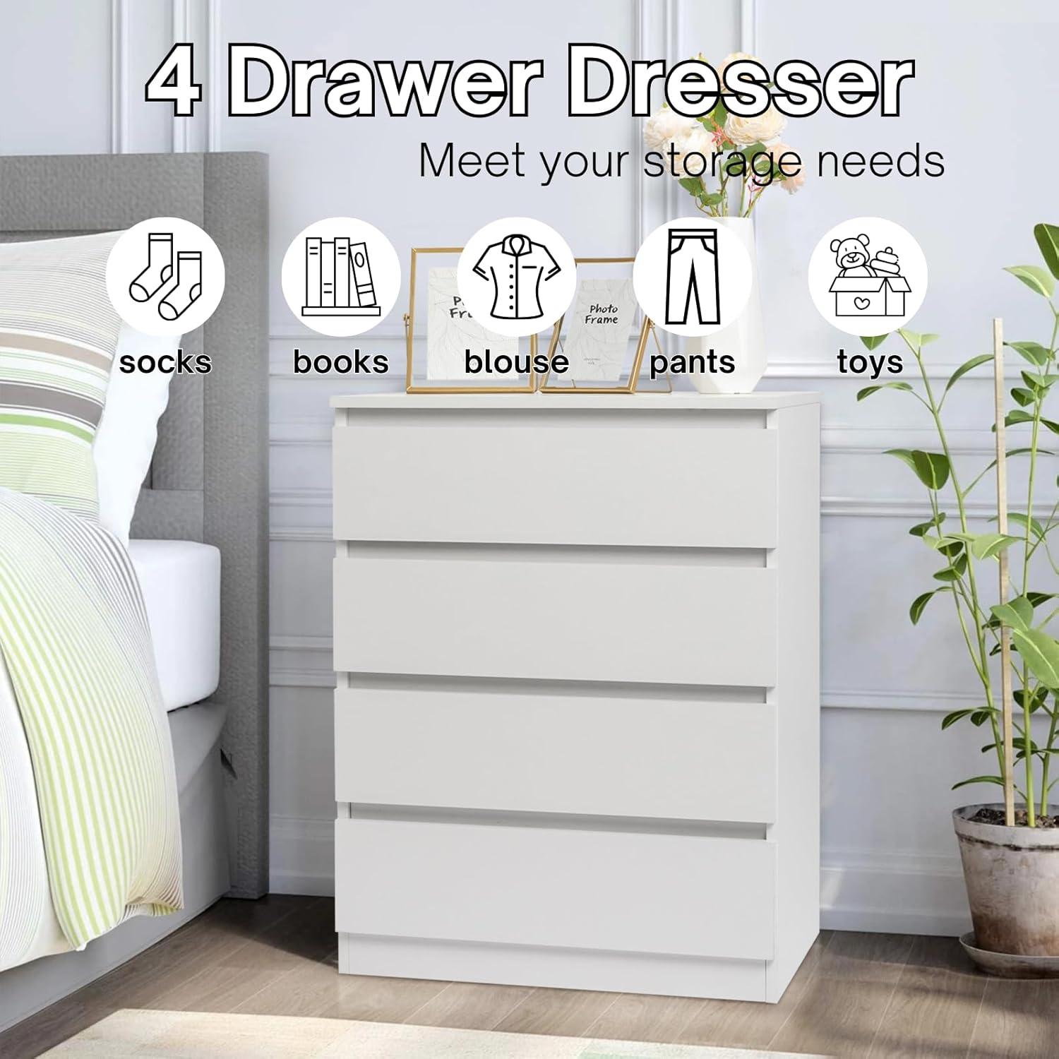 Wade Logan® Braegan 24'' W 4 - Drawer Dresser