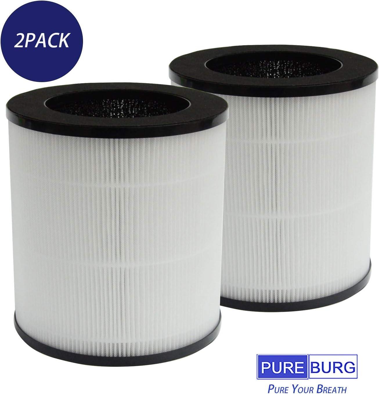 H13 HEPA Activated Carbon Air Purifier Replacement Filters, 2-Pack