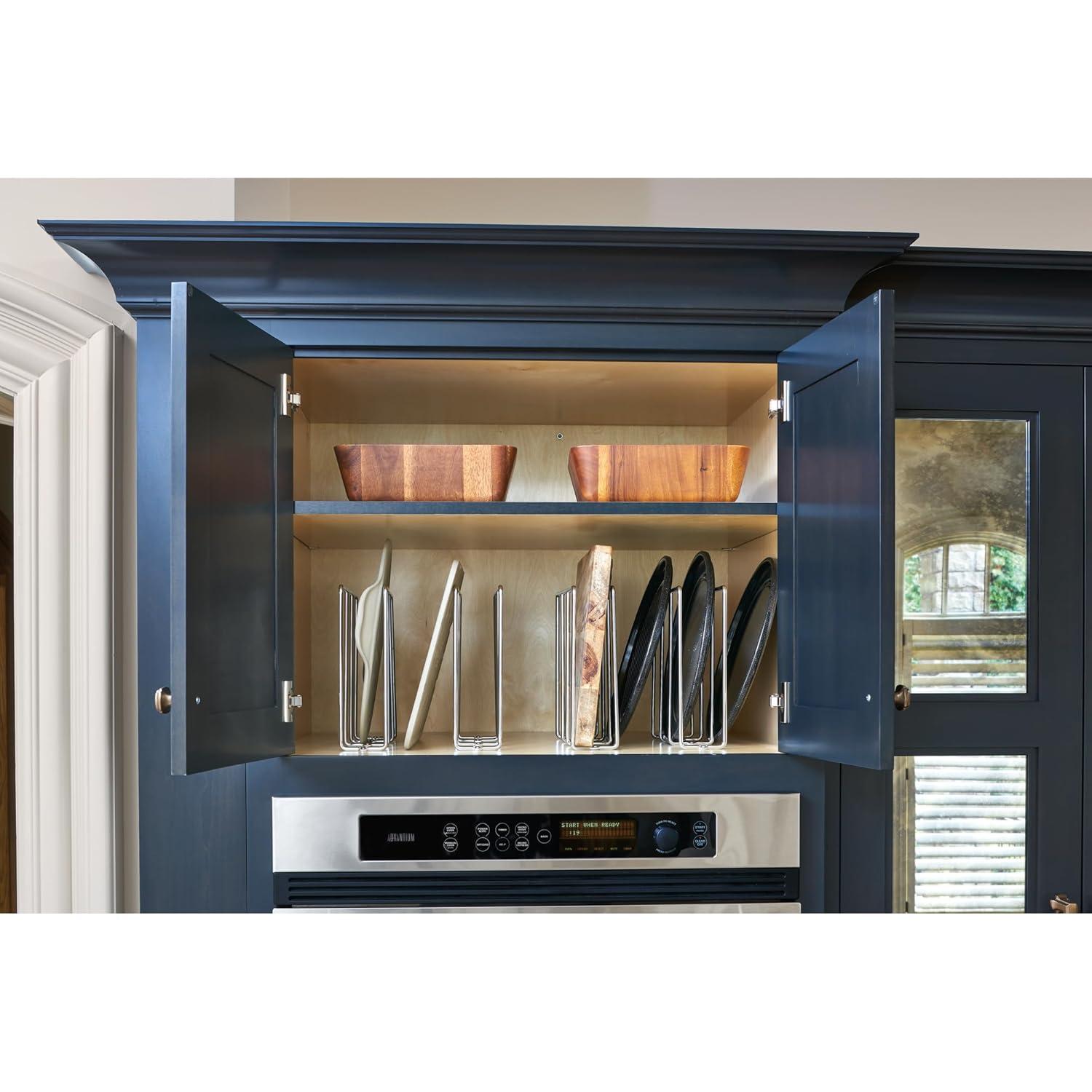 Rev-A-Shelf Rev-A-Shelf 596-10CR-52 Chrome U-Shaped Bakeware Cabinet Organizer (2 Pack) (Set of 2)