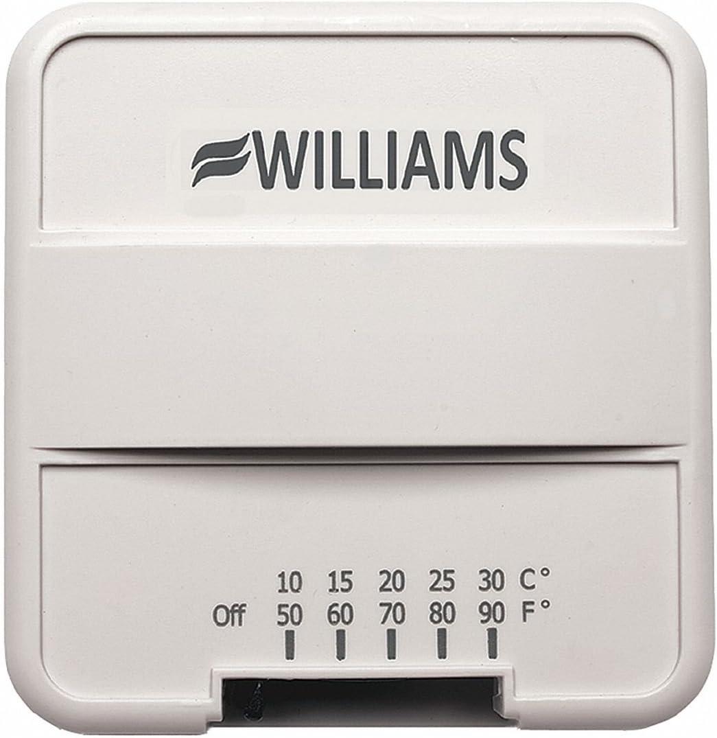 Williams Comfort Products Wall Mount Thermostat with Temperature Display