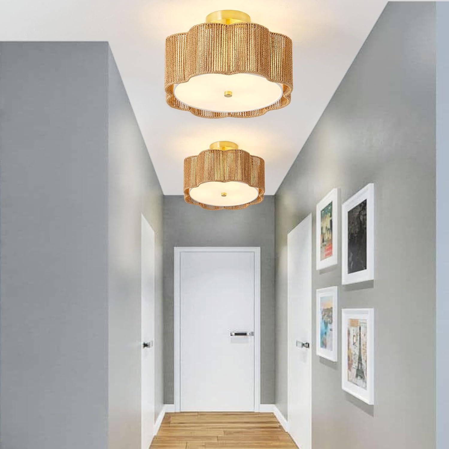COBEKY Ceiling Light Modern Chandelier Lighting For Hallway Kitchen Dining Room