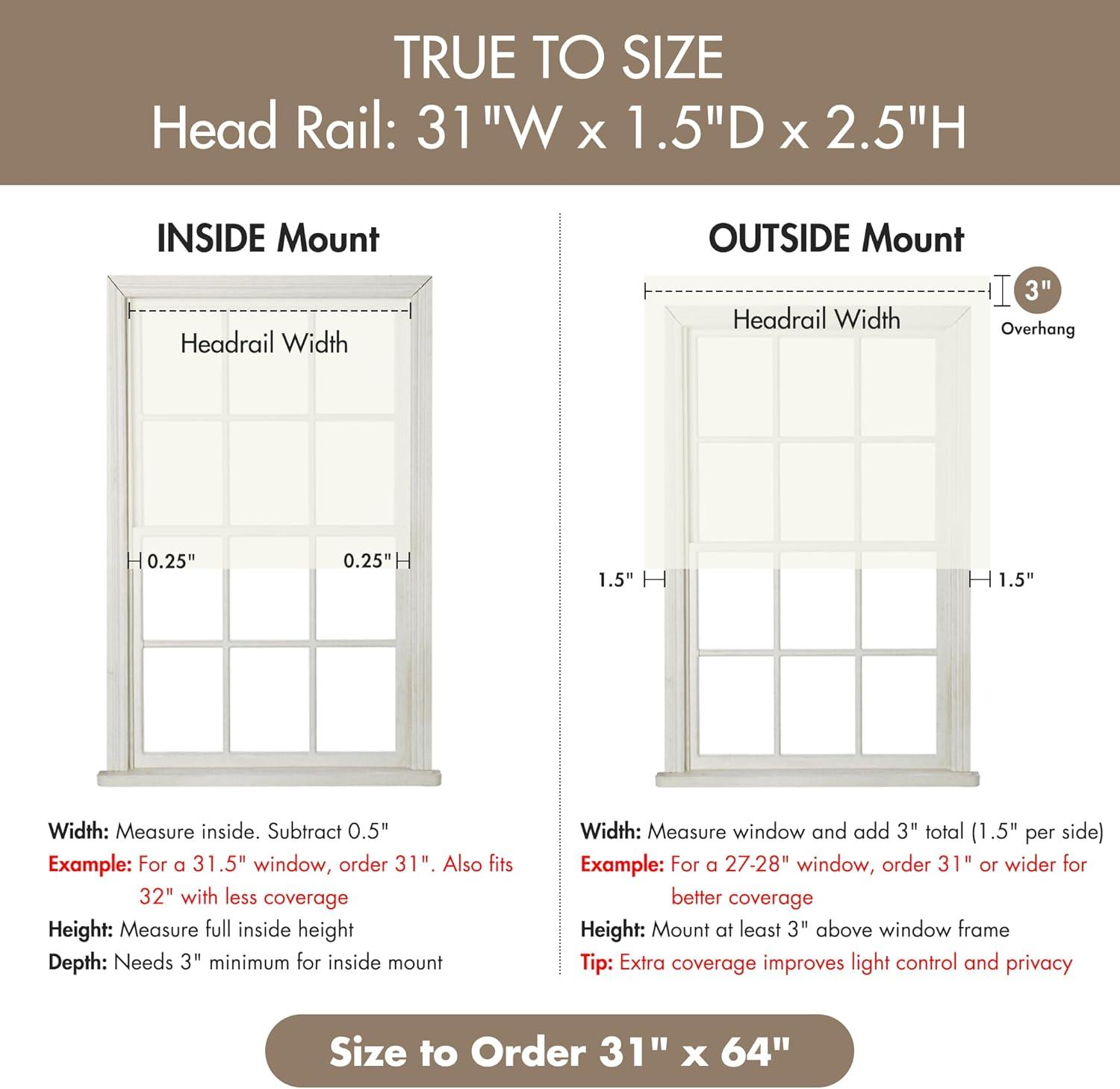 Madison Park Kyler Linen Blend Light Filtering Single Roman Shade