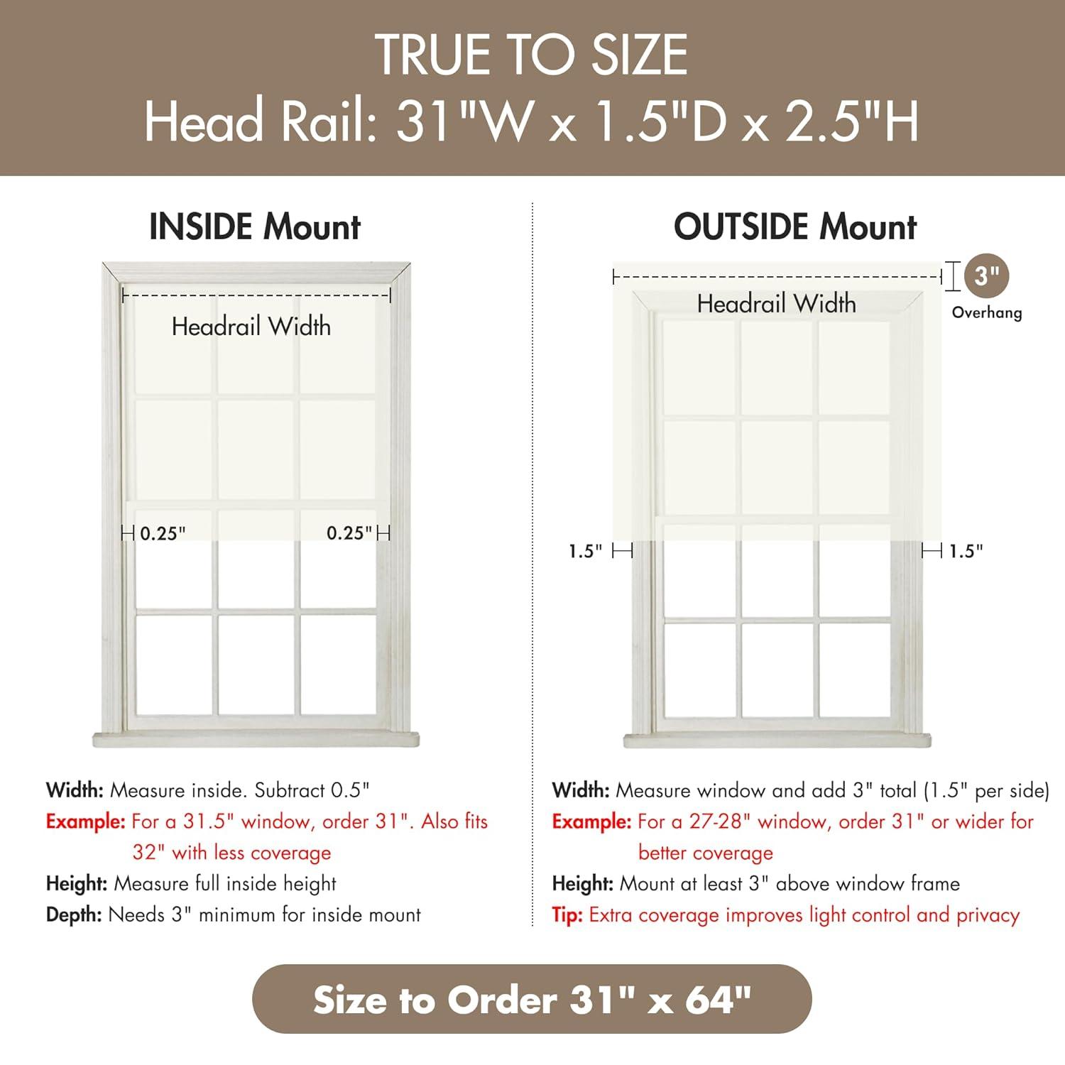 Madison Park Kyler Linen Blend Light Filtering Single Roman Shade