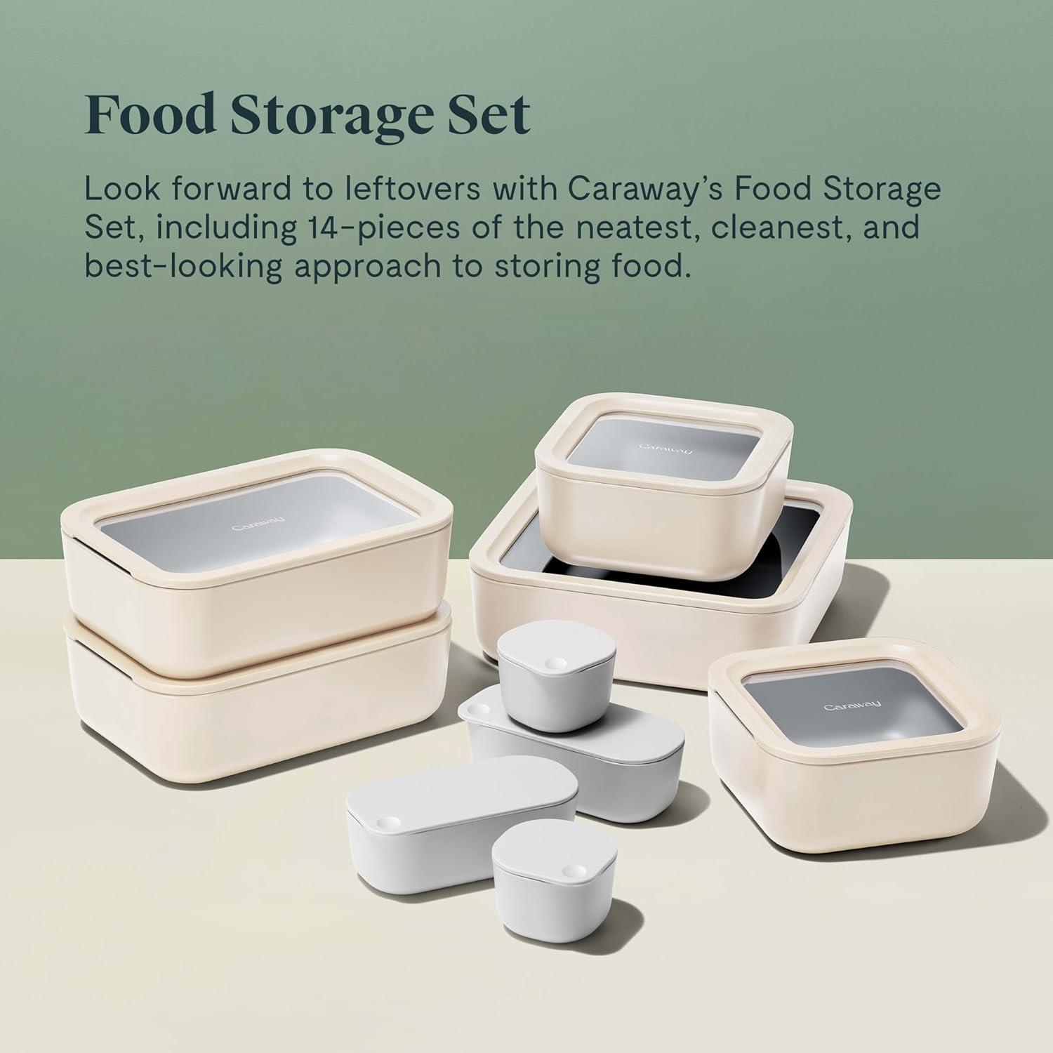 Caraway Home 14pc Food Storage Set