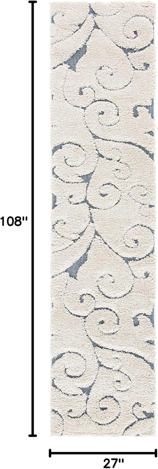 Florida Shag SG455 Power Loomed Area Rug  - Safavieh