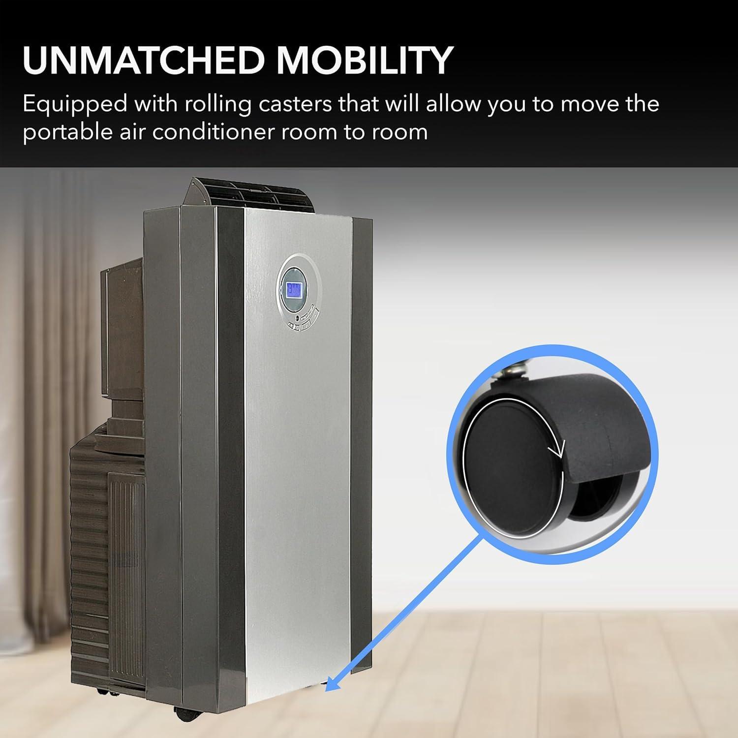 Whynter Whynter 14000 BTU Dual Hose Portble Air conditioner for 500 sq. ft. with 3M Filter