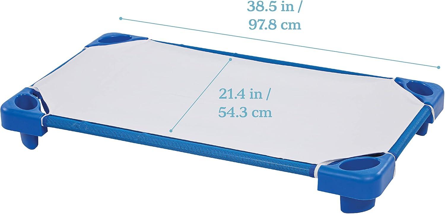 ECR4Kids ECR4Kids Cot Sheet, Toddler Size, Rest Time Accessories, White, 12-Pack (Set of 12)