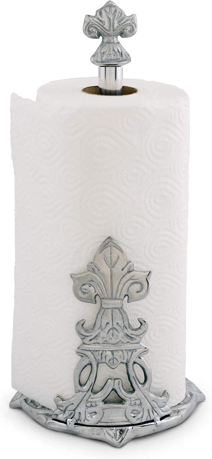 Arthur Court Designs Fleur De Lis Metal Paper Towel Holder
