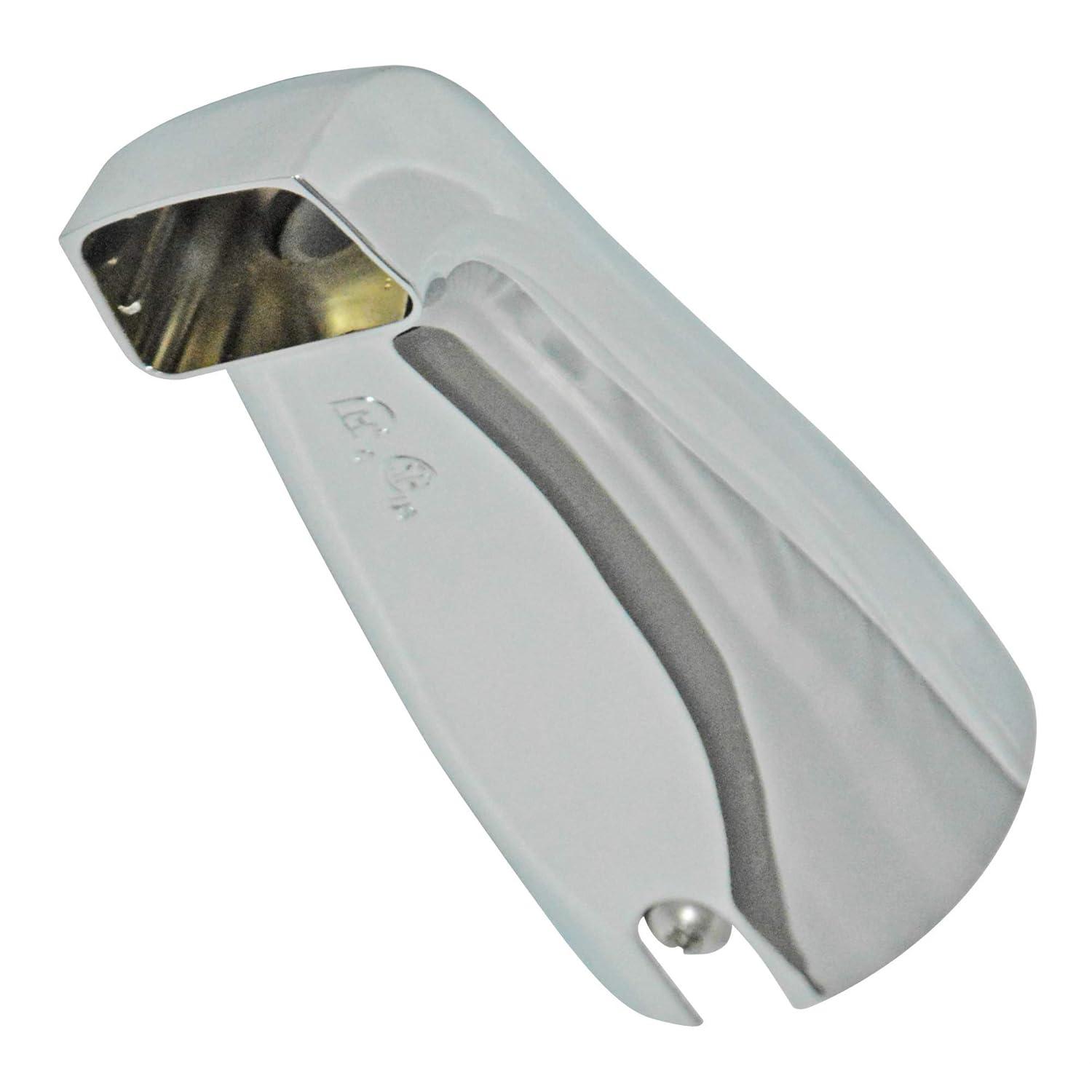 Tub Spout With Adjustable Slide Connector For 1/2 Inch Copper, 5-1/4 Inch Length, Chrome Finish