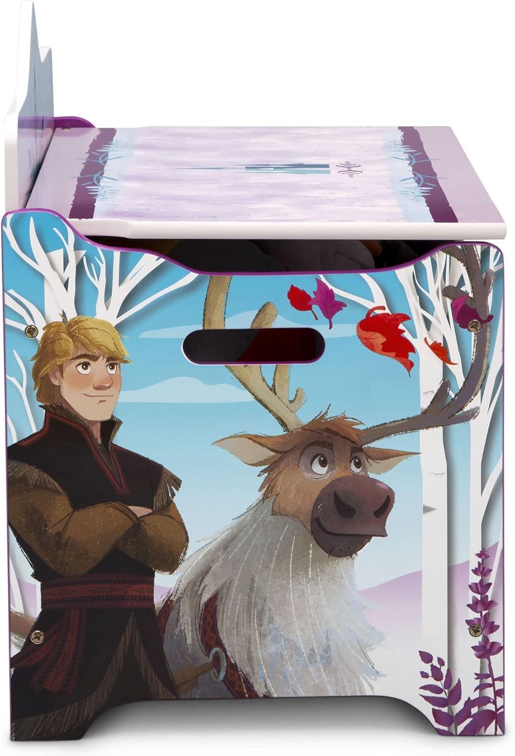 Disney Frozen II Deluxe Toy Box by Delta Children, Greenguard Gold Certified