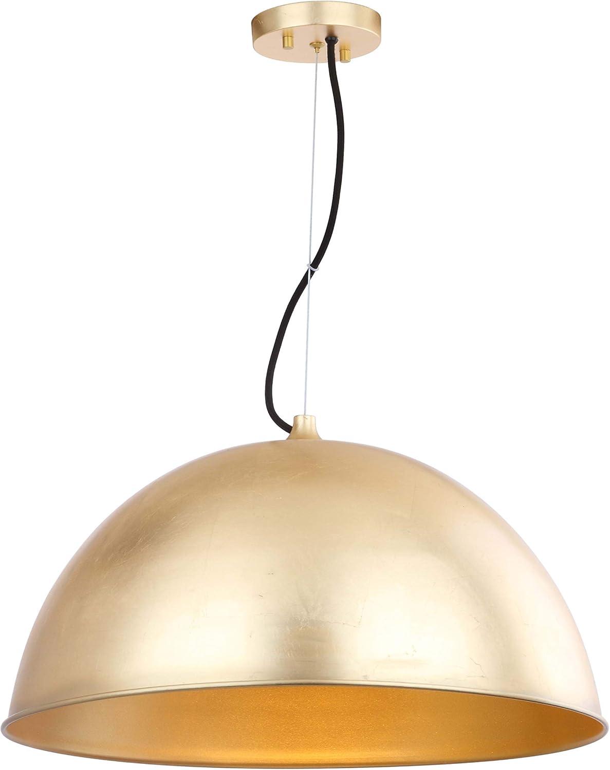 Gold LED Globe Contemporary Pendant Light