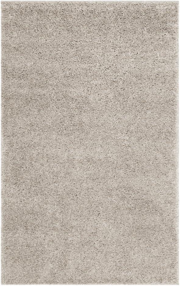 Arizona Shag ASG820 Power Loomed Indoor Area Rug - Linen - 4'x6' - Safavieh