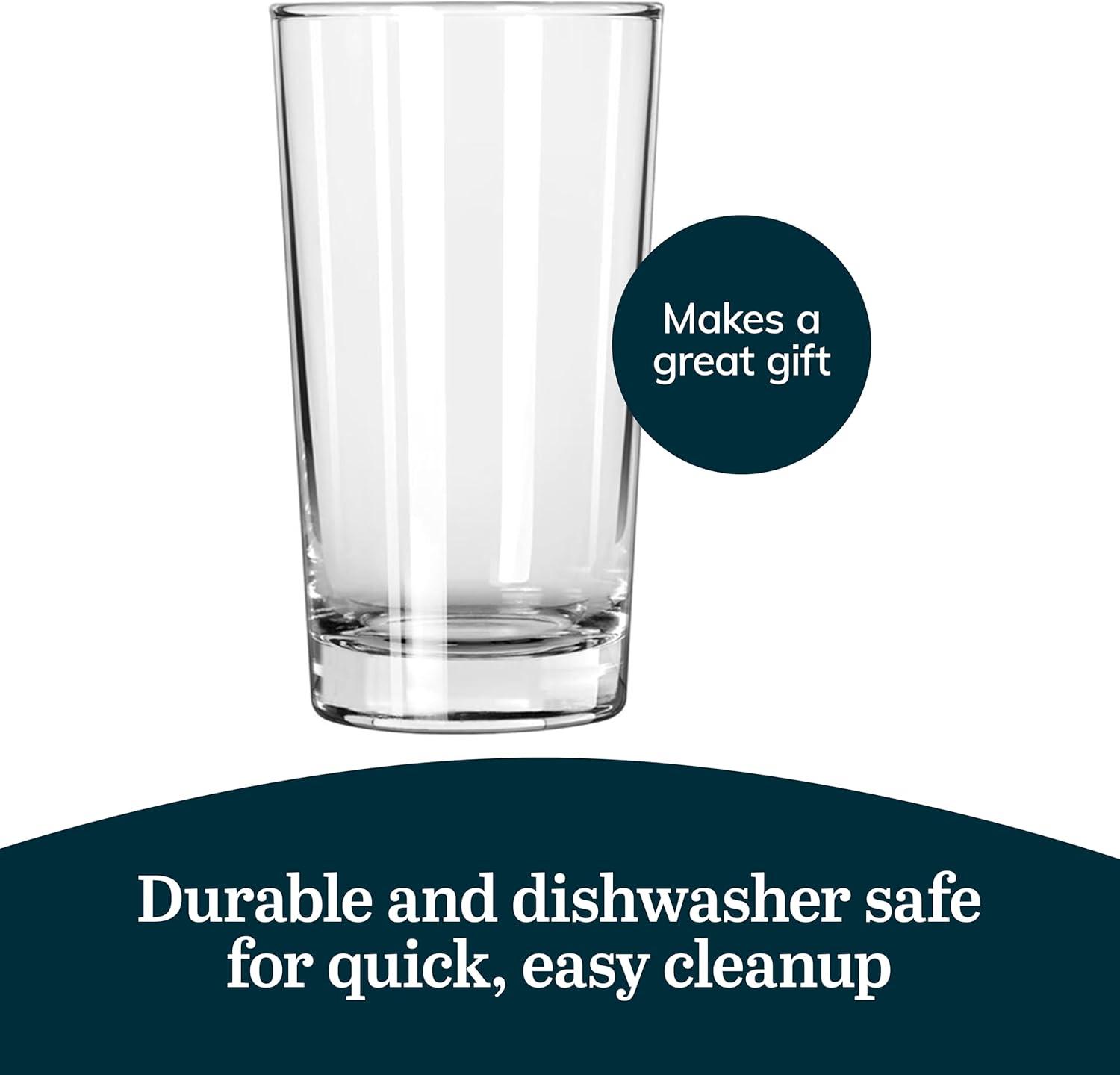 Heavy Base 8 oz. Highball Glassware Set (Set of 24)