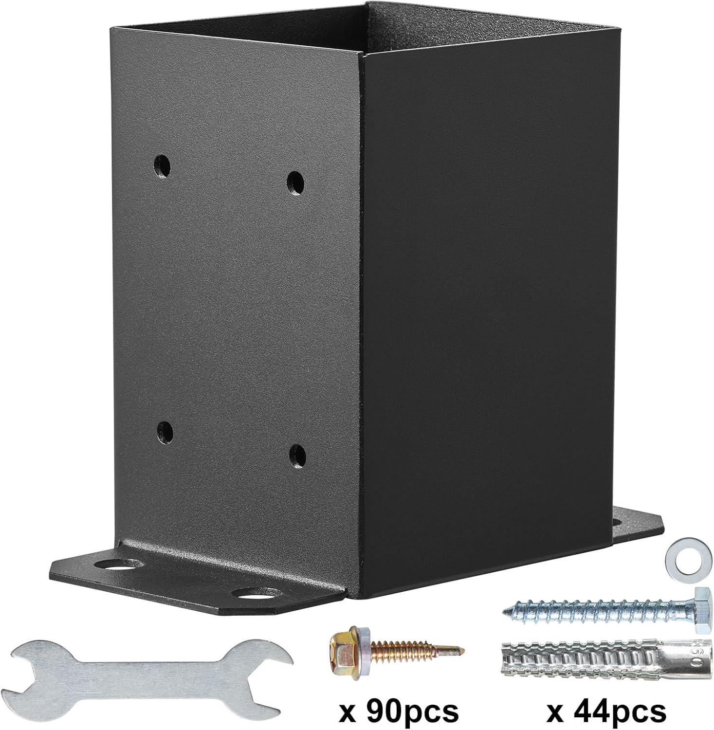 Stellweilan Tessberg 10 Pack 4x4 Post Base Brackets Heavy Duty Wood Post Fence Post Anchor (Set of 10)
